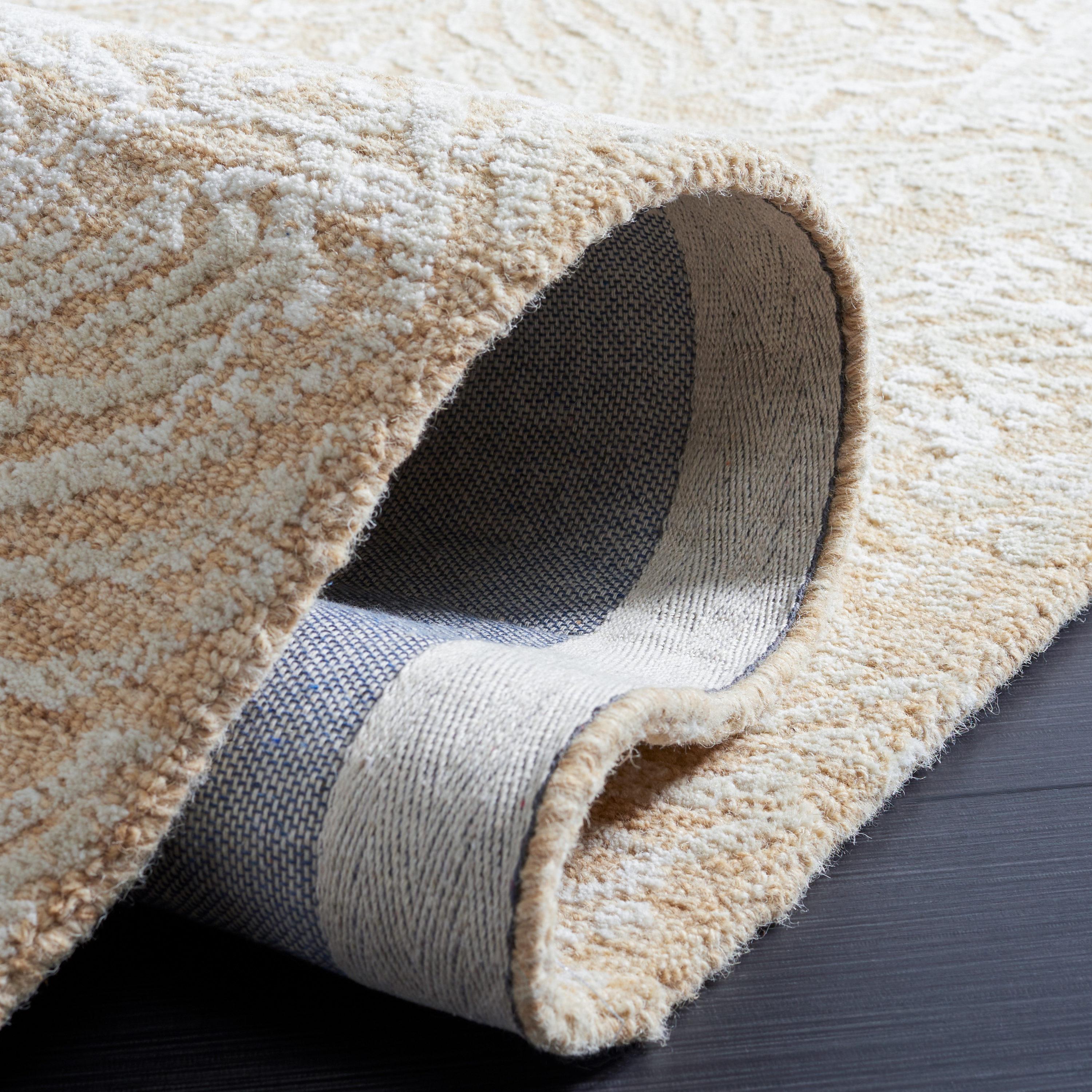 Metro MET905 Hand Tufted Area Rug - Gold/Ivory - 5'x8' - Safavieh.