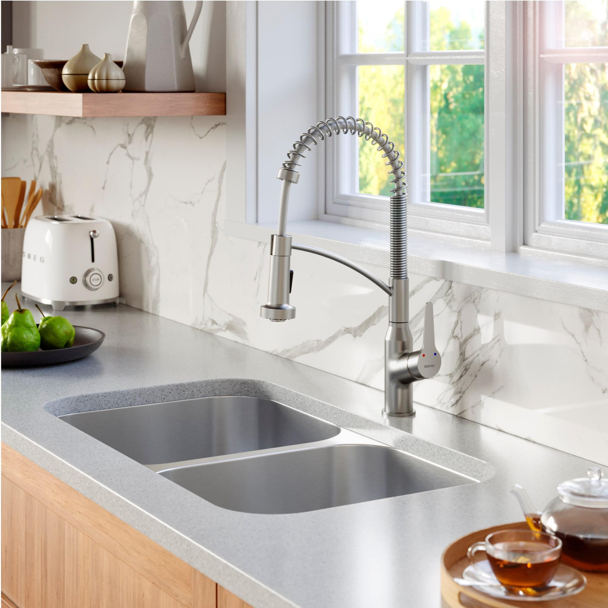 Karran Scottsdale Single-Handle Pull-Down Sprayer Kitchen Faucet