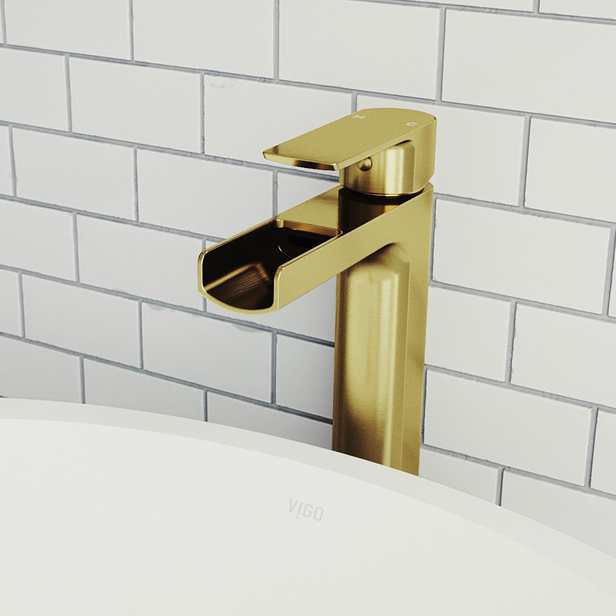 Amada Single Handle Vessel Sink Bathroom Faucet