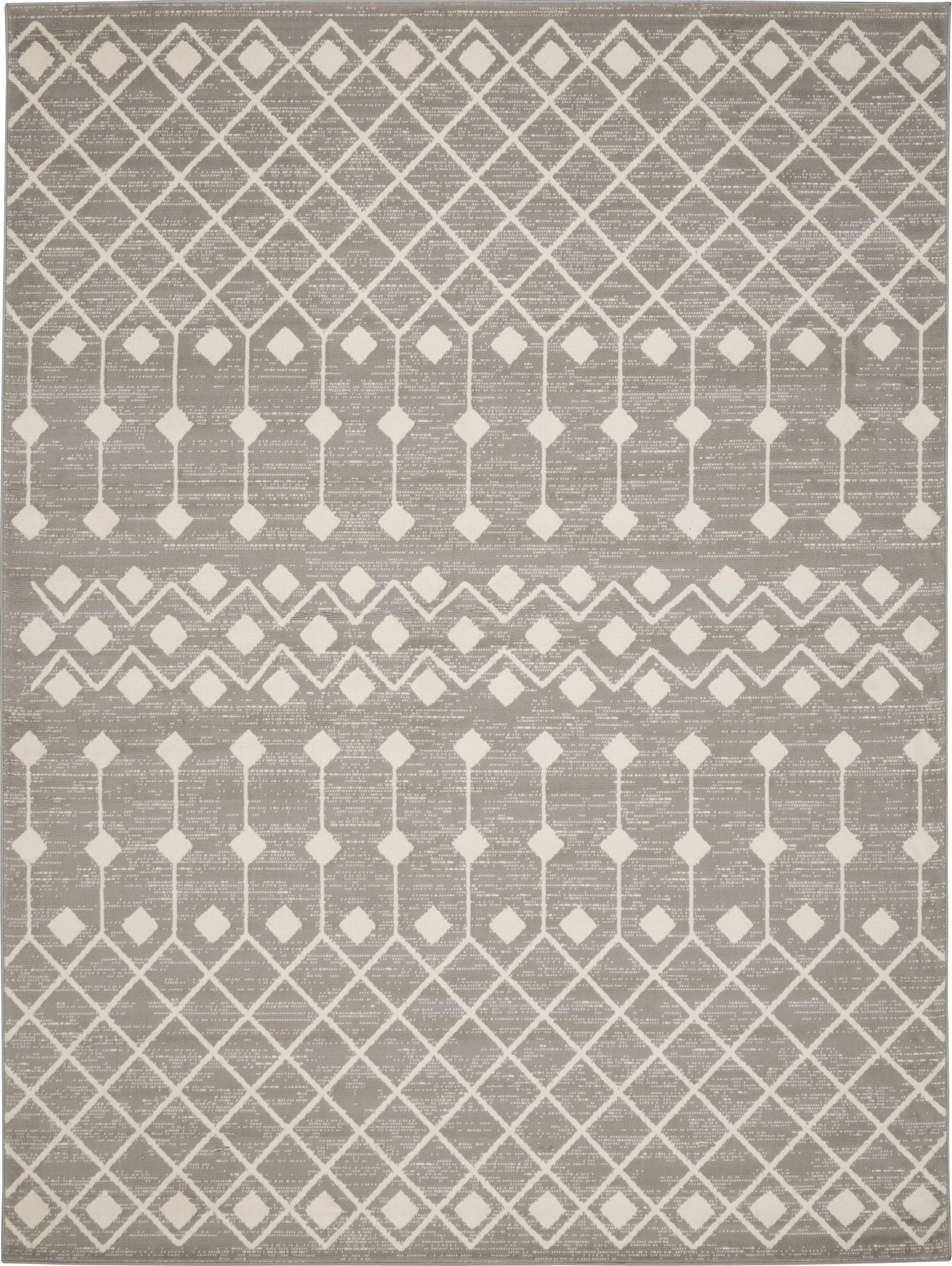 Nourison Grafix GRF37 Indoor Area Rug Grey 7'10" x 9'10"