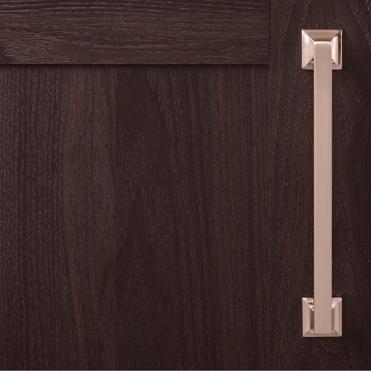 Hickory Hardware Studio Collection Pull 7-9/16 Inch (192mm) Center to Center Satin Nickel Finish