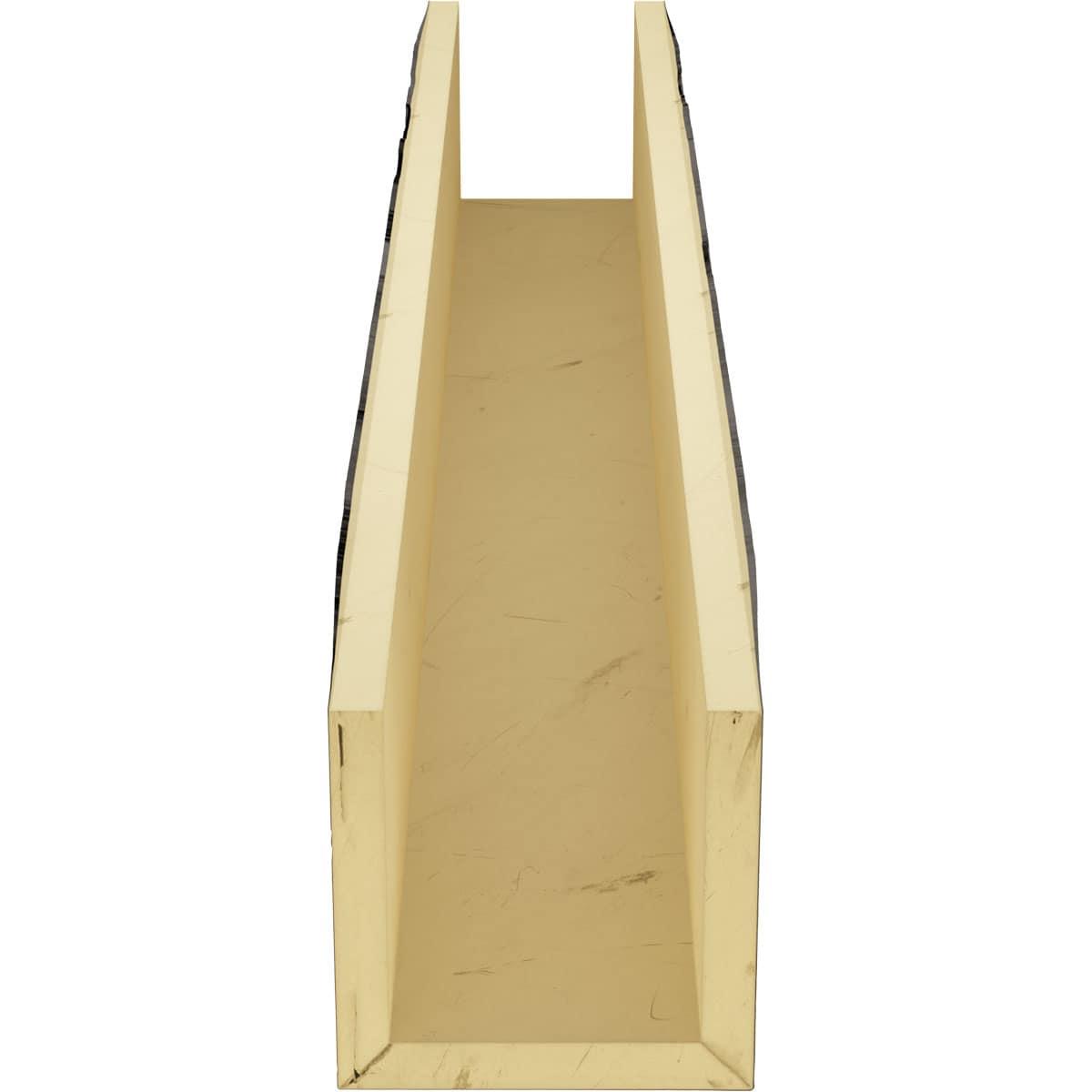 Ekena Millwork Pecky Cypress Endurathane Faux Wood 3-Sided Ceiling Beam (U-beam)