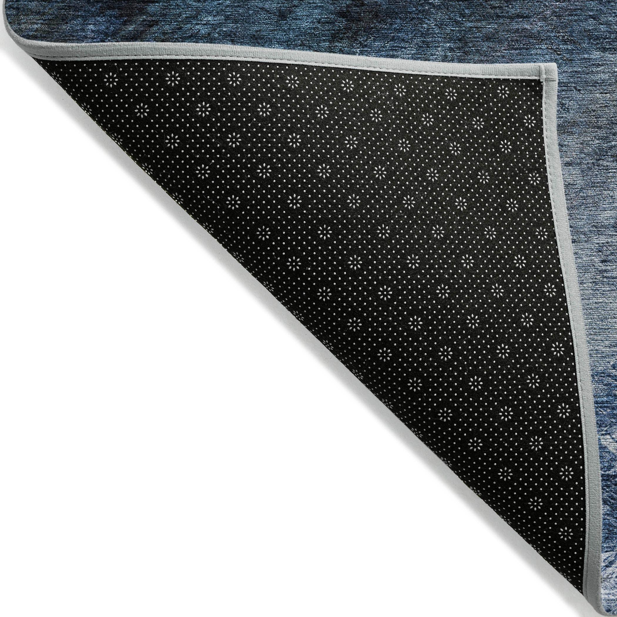 Addison Rugs Chantille Indoor/Outdoor Transitional Modern Blue Washable Rectangle Rug, 8' x 10'