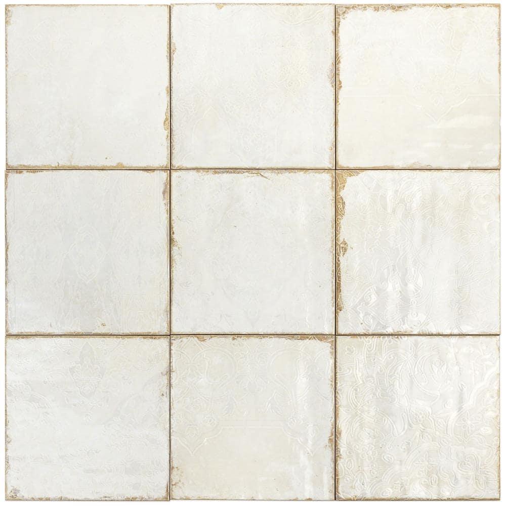 TileBar Angela Harris Dunmore Blu 8X8 Matte Ceramic Floor Tile | Perigold