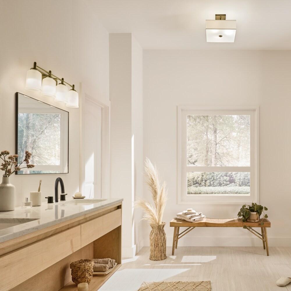 Kichler Lighting Shailene 3 - Light Semi-Flush Mount in  Natural Brass
