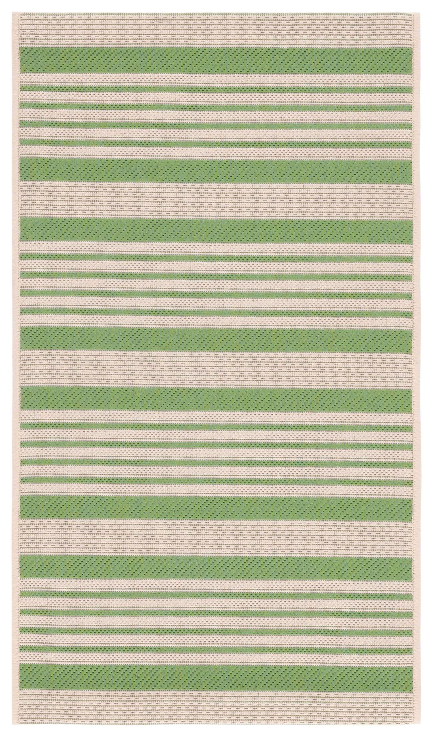 Courtyard CY6062 Power Loomed Indoor/Outdoor Accent Rug - Green/Beige - 2'x3'7" - Safavieh.