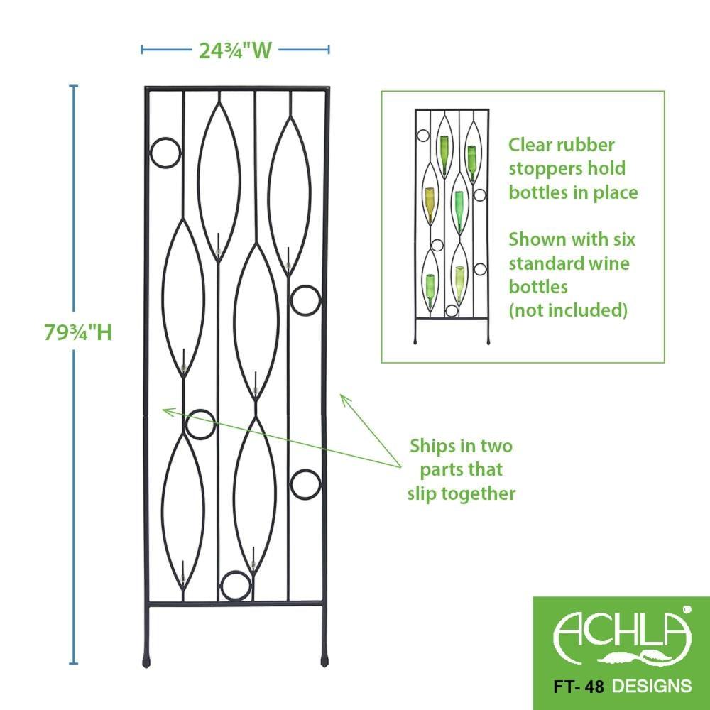 Alaris 79.75'' H x 24.75'' W Iron Gothic Trellis