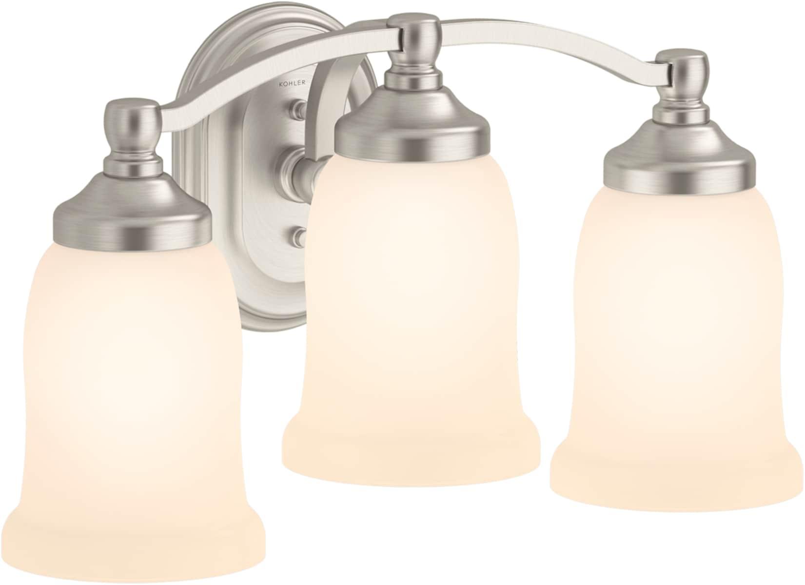 Bancroft Brushed Nickel Triple Light Vanity Sconce