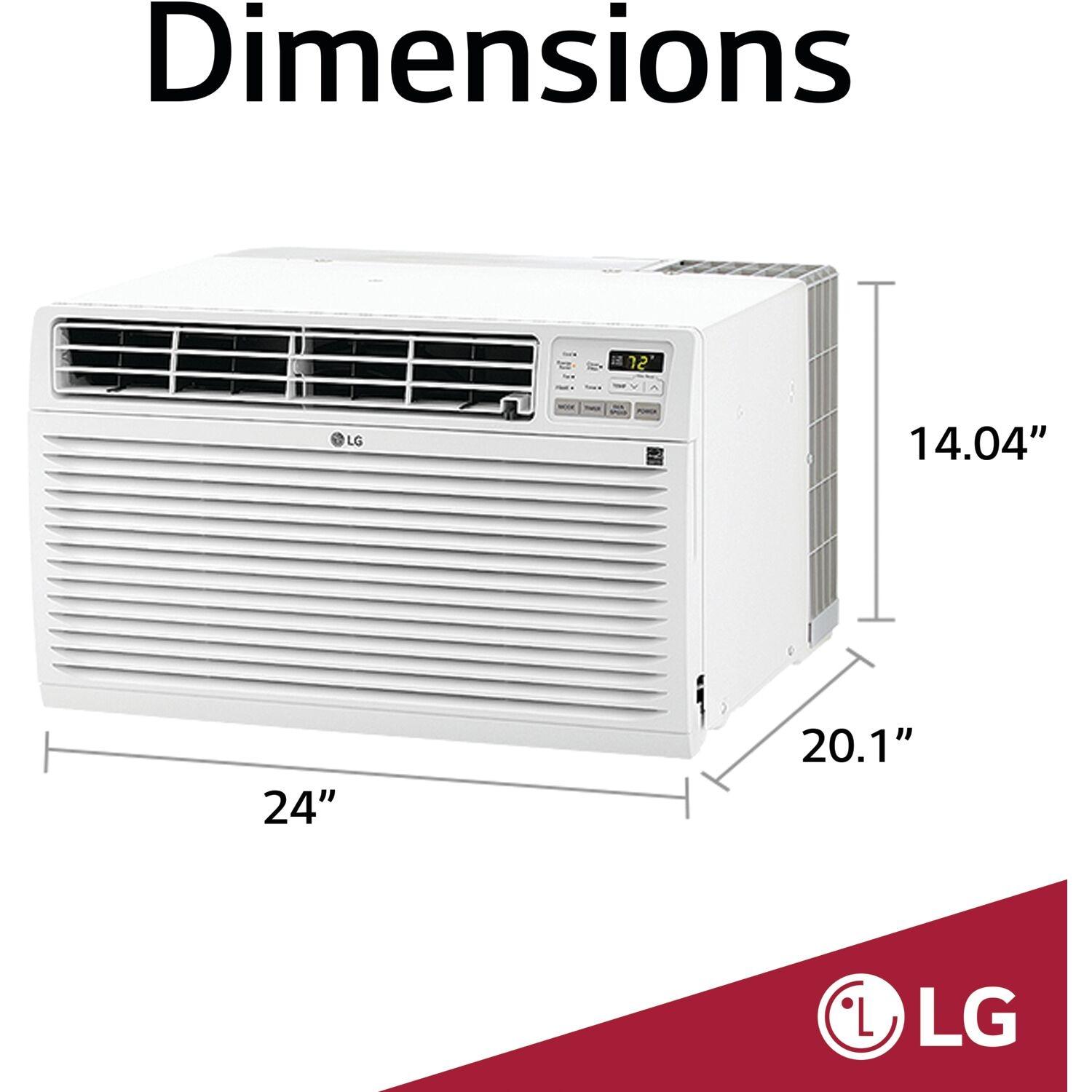 LG LG 9,800 BTU Through the Wall Air Conditioner, 230/208V, Cools up to 440 Sq. Ft.