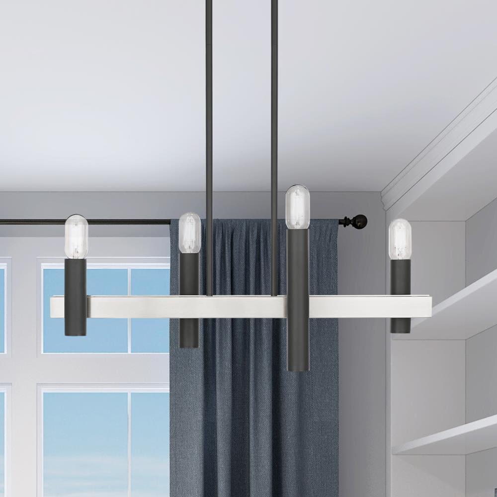 Livex Lighting Helsinki 4 - Light Chandelier in  Scandinavian Gray