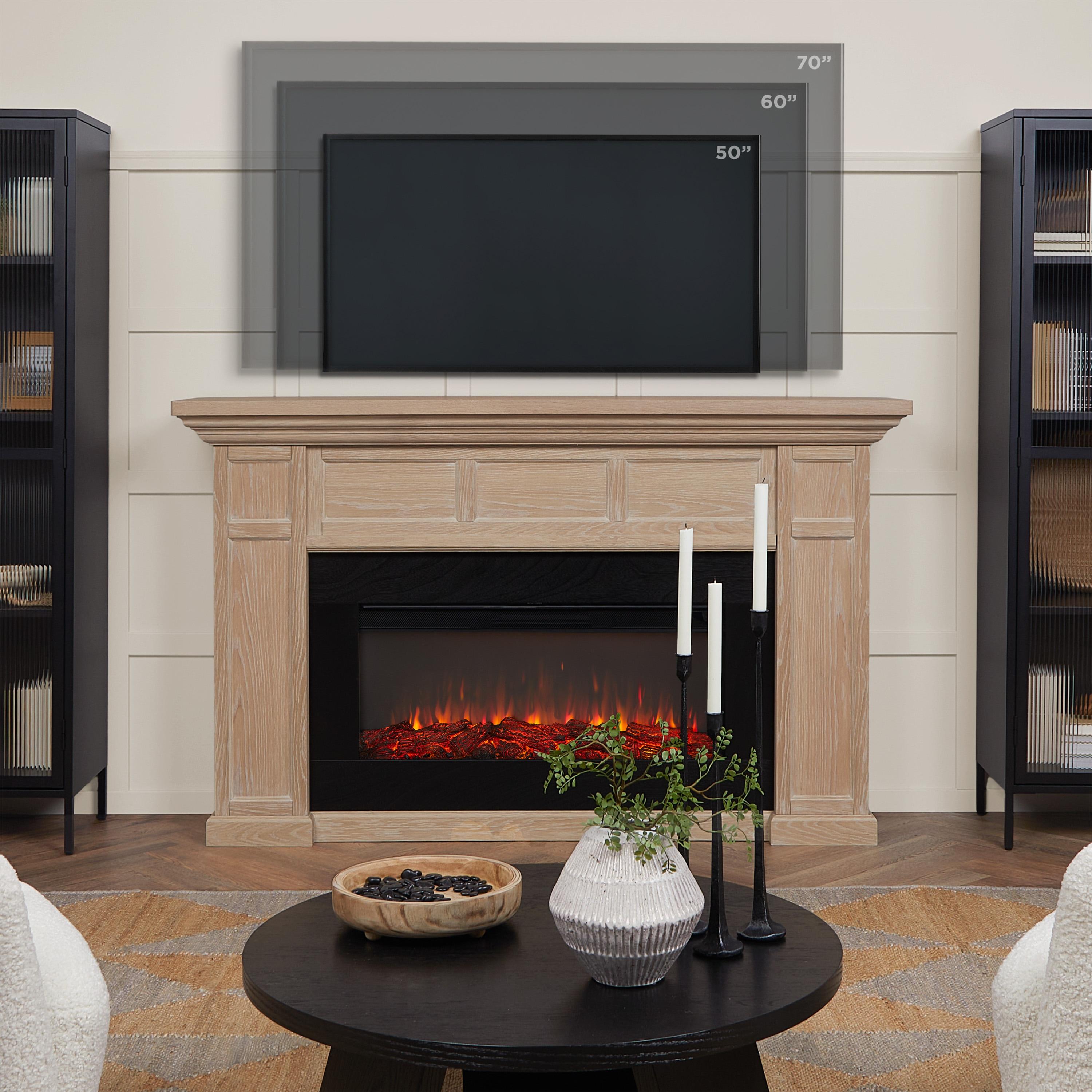 Alcott 75" Landscape Electric Fireplace by Real Flame