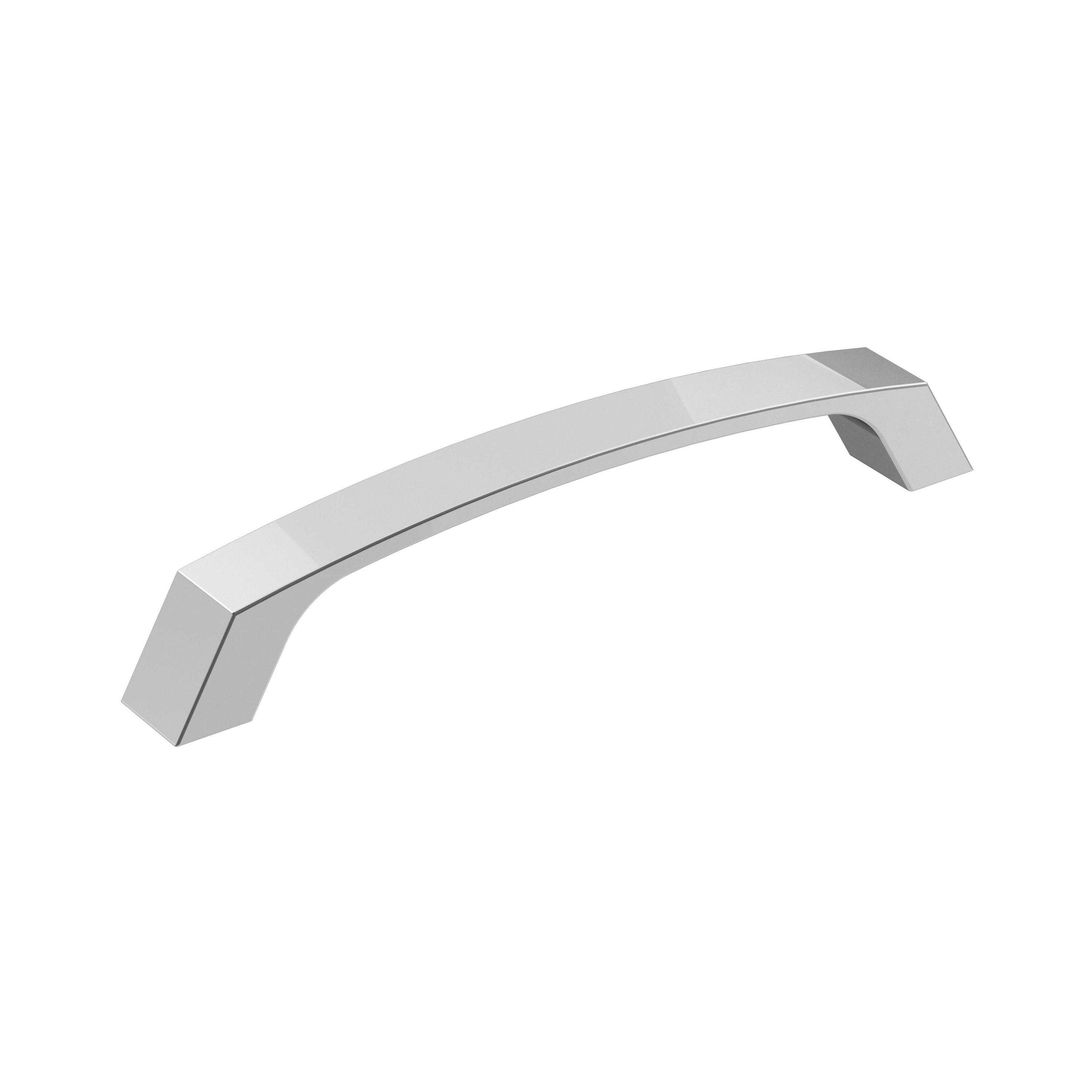 Amerock Premise 5-1/16 inch (128mm) Center-to-Center Polished Chrome Cabinet Pull