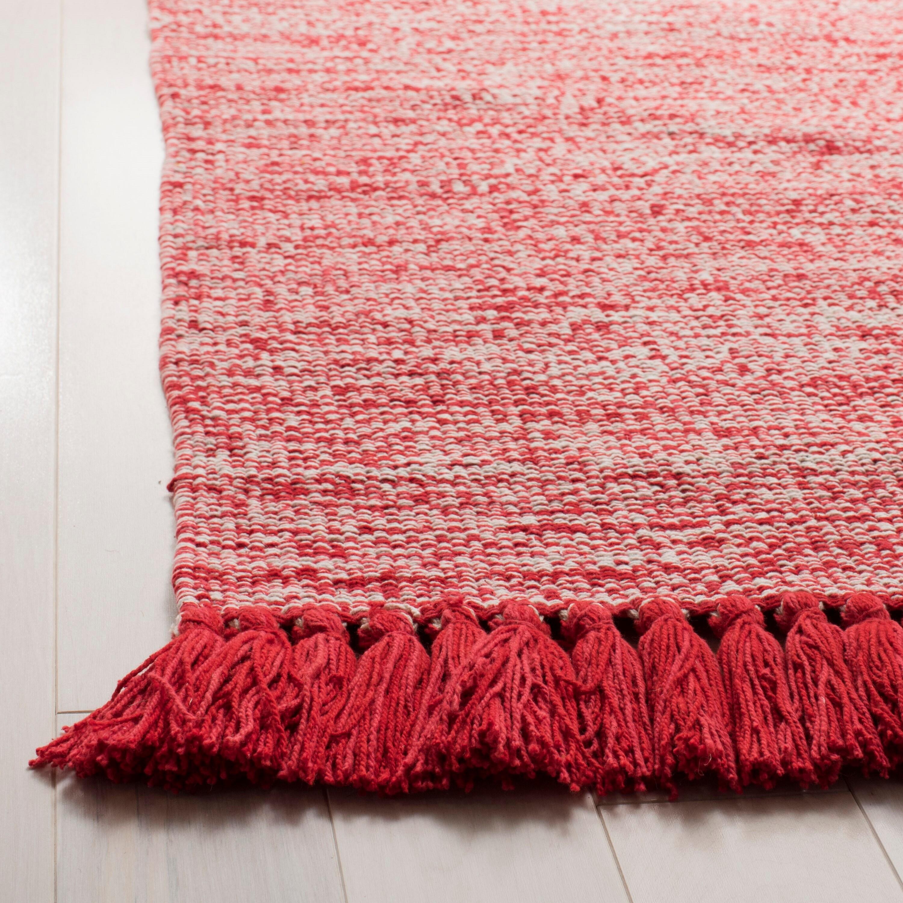 Montauk MTK610 Hand Woven Indoor Area Rug - Red - 5'x8' - Safavieh