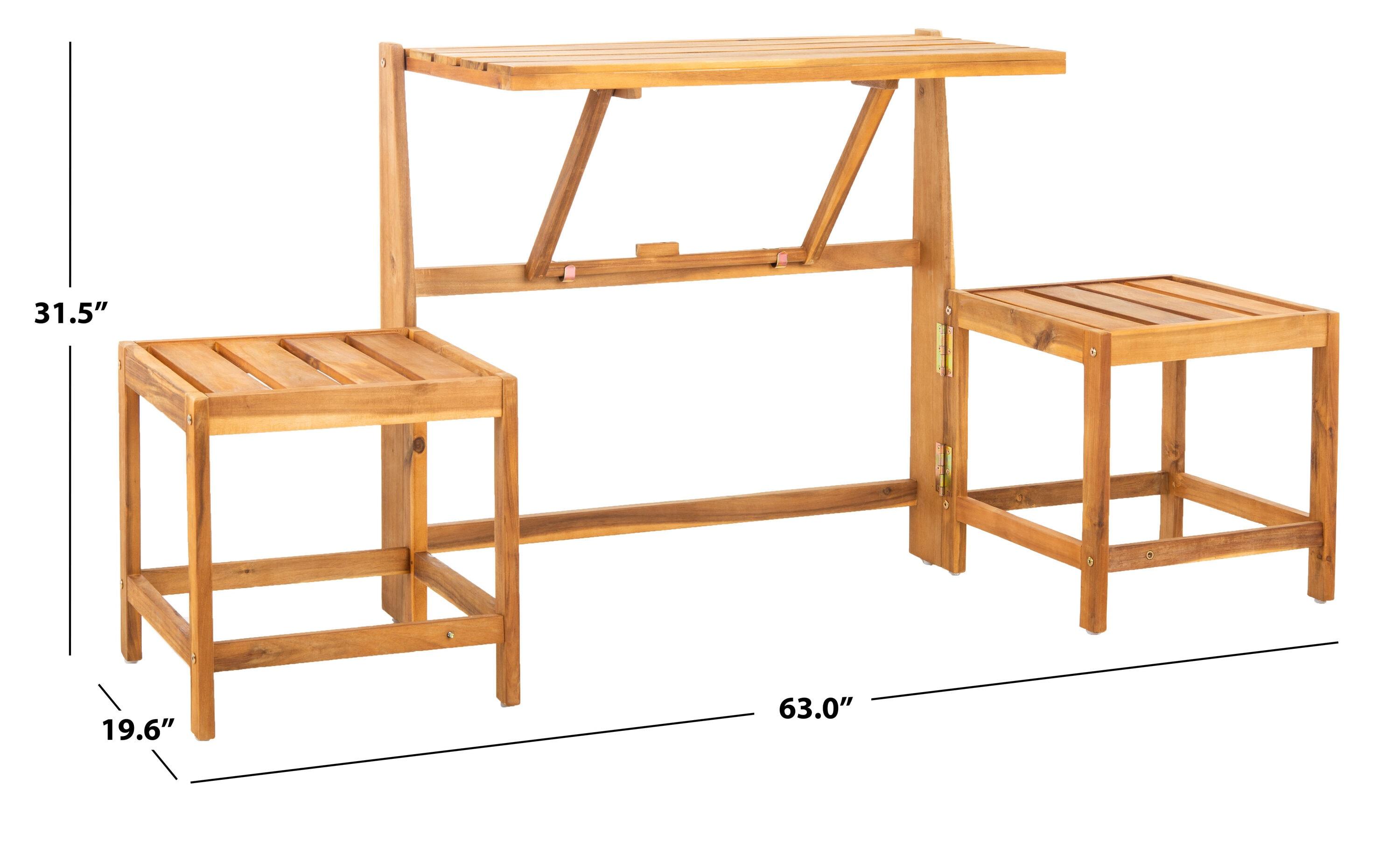 Belamy Transformer Bench - Outdoor - PAT6752 - Natural - Safavieh