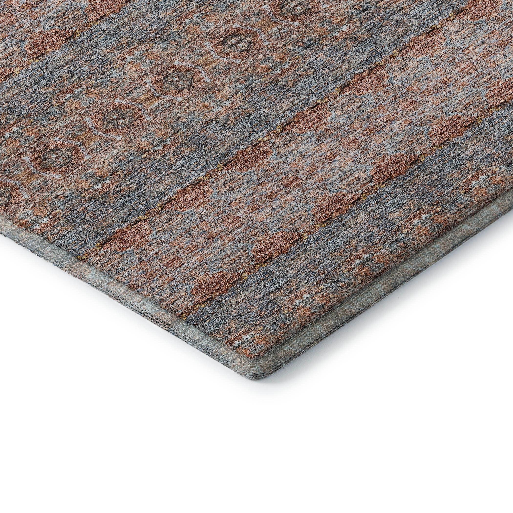 Premium Machine Washable Cerrito Paprika Rug