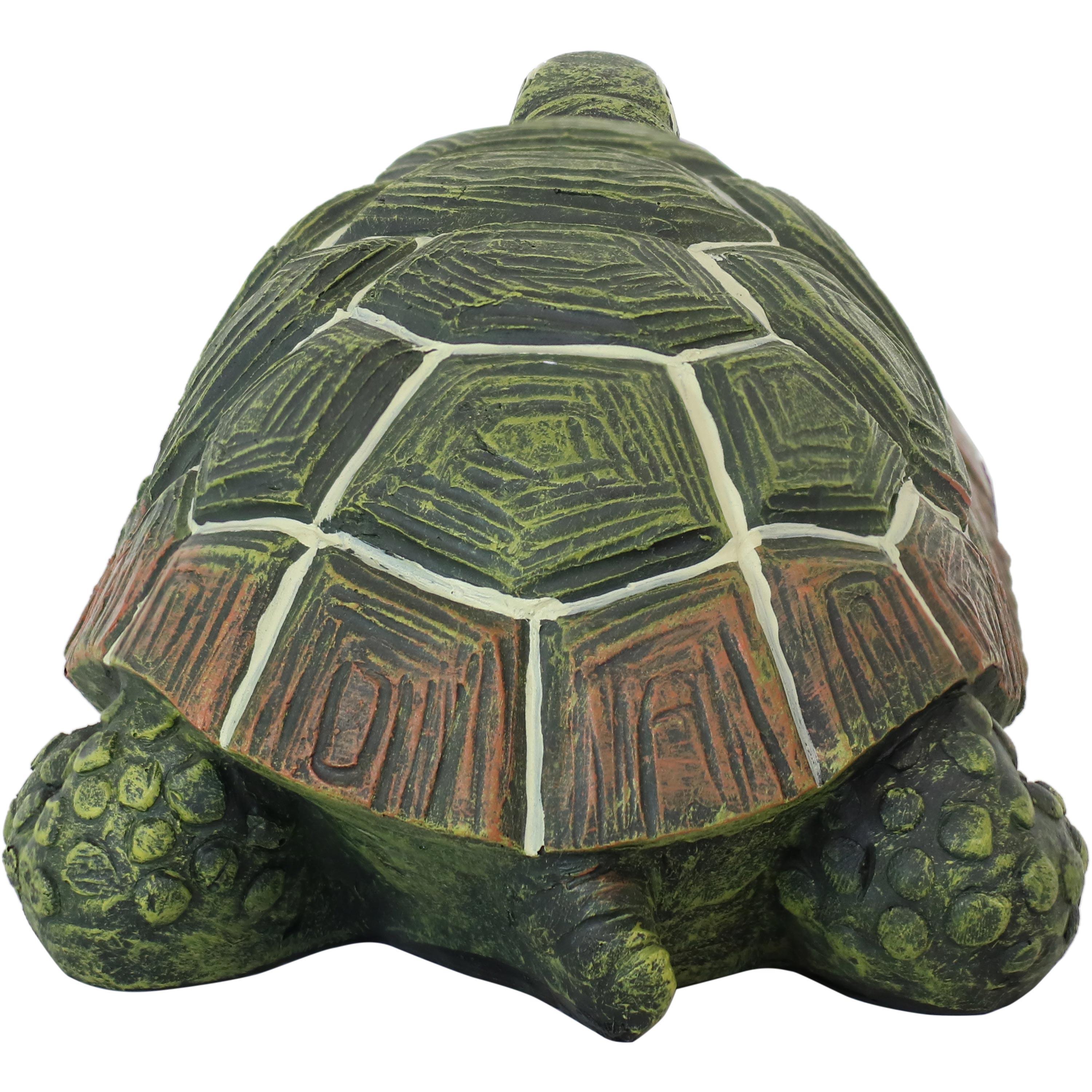 Sunnydaze Indoor/Outdoor Lifelike Terrance the Tortoise Patio Garden Yard Entryway Decorative Statue - 9" - 1 Statue