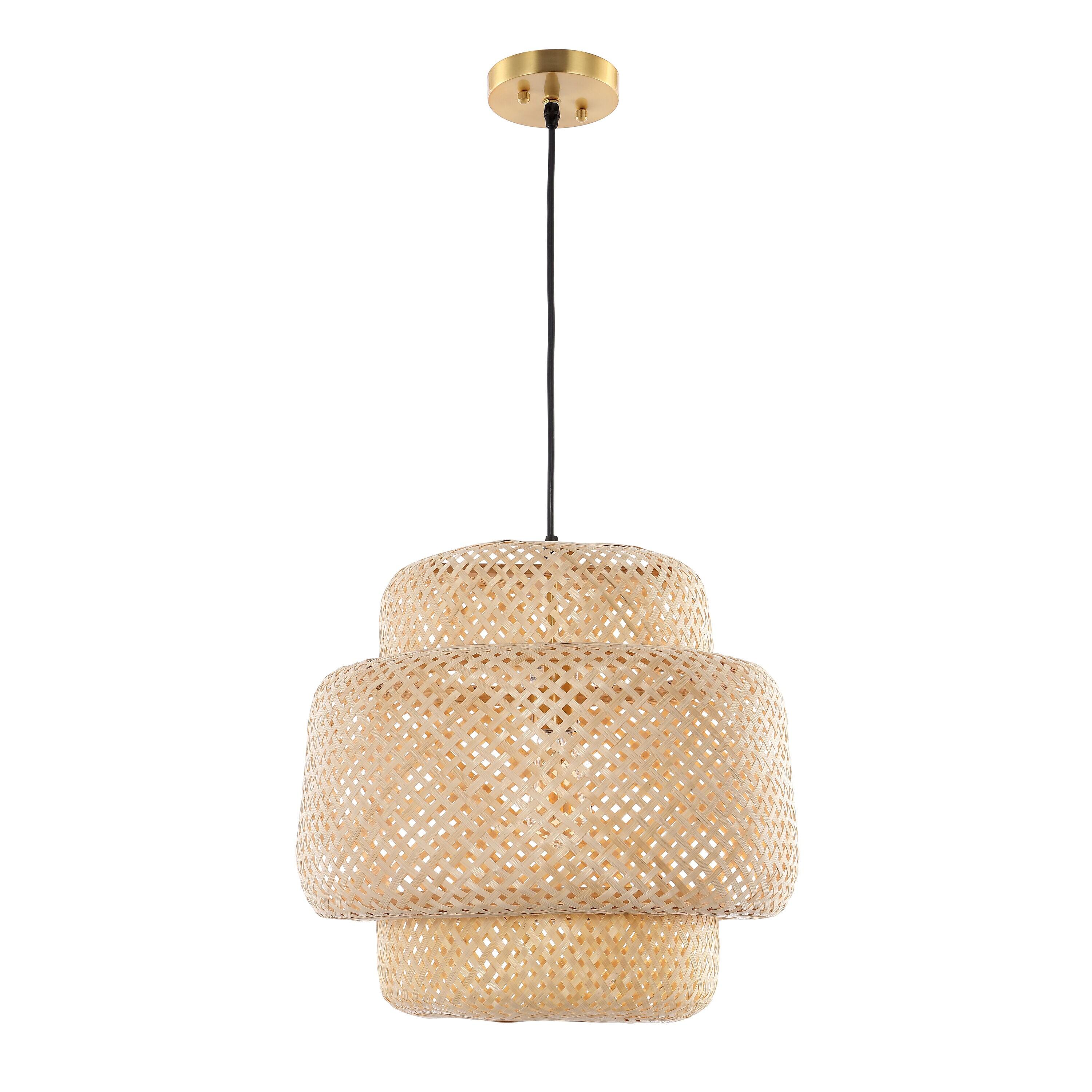 Klara 16.5" Pendant - PND4128 - Natural - Safavieh