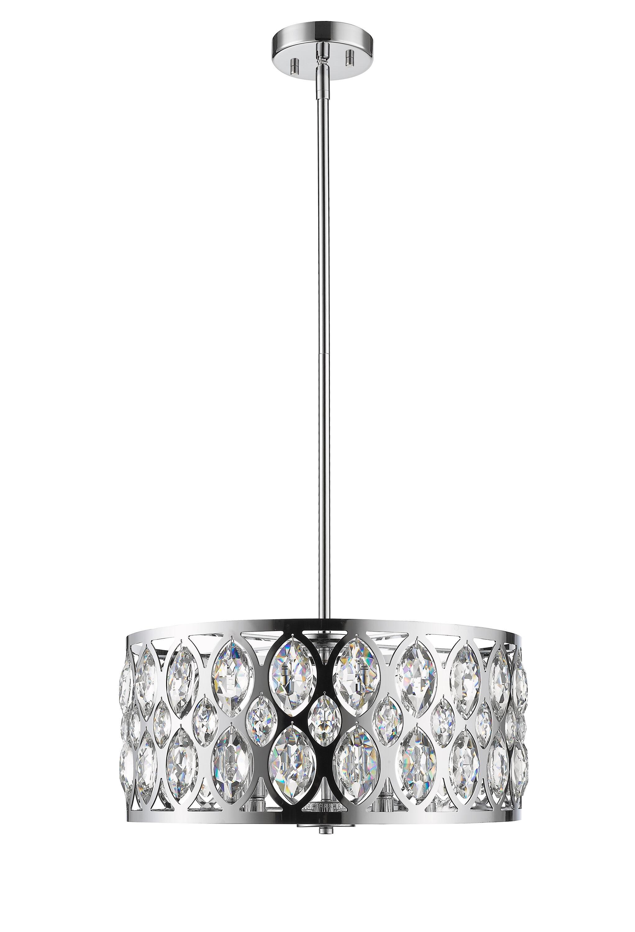 Z-Lite Dealey 5 - Light Chandelier in  Chrome