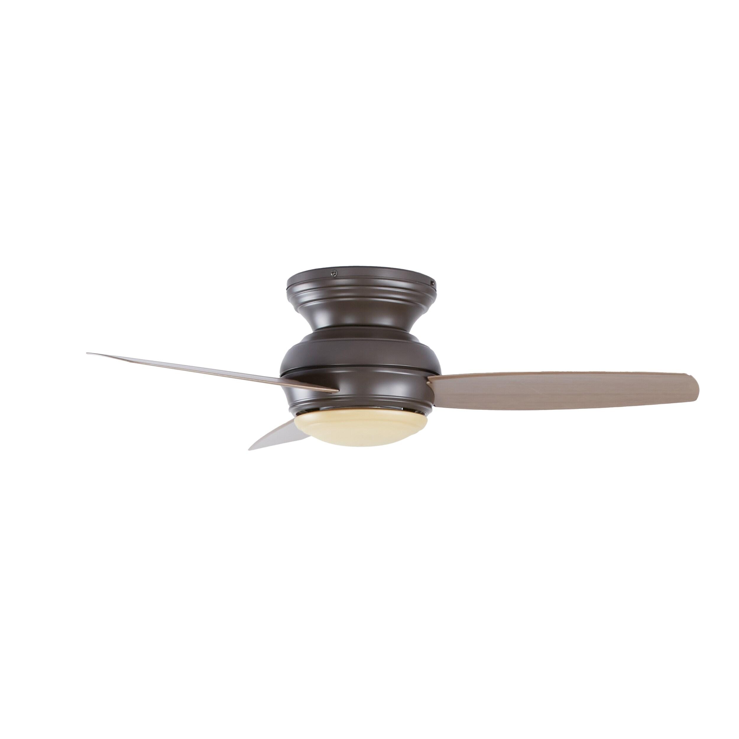 44" Concept II 3 - Blade Outdoor LED Propeller Ceiling Fan with Wall Control and Light Kit Included