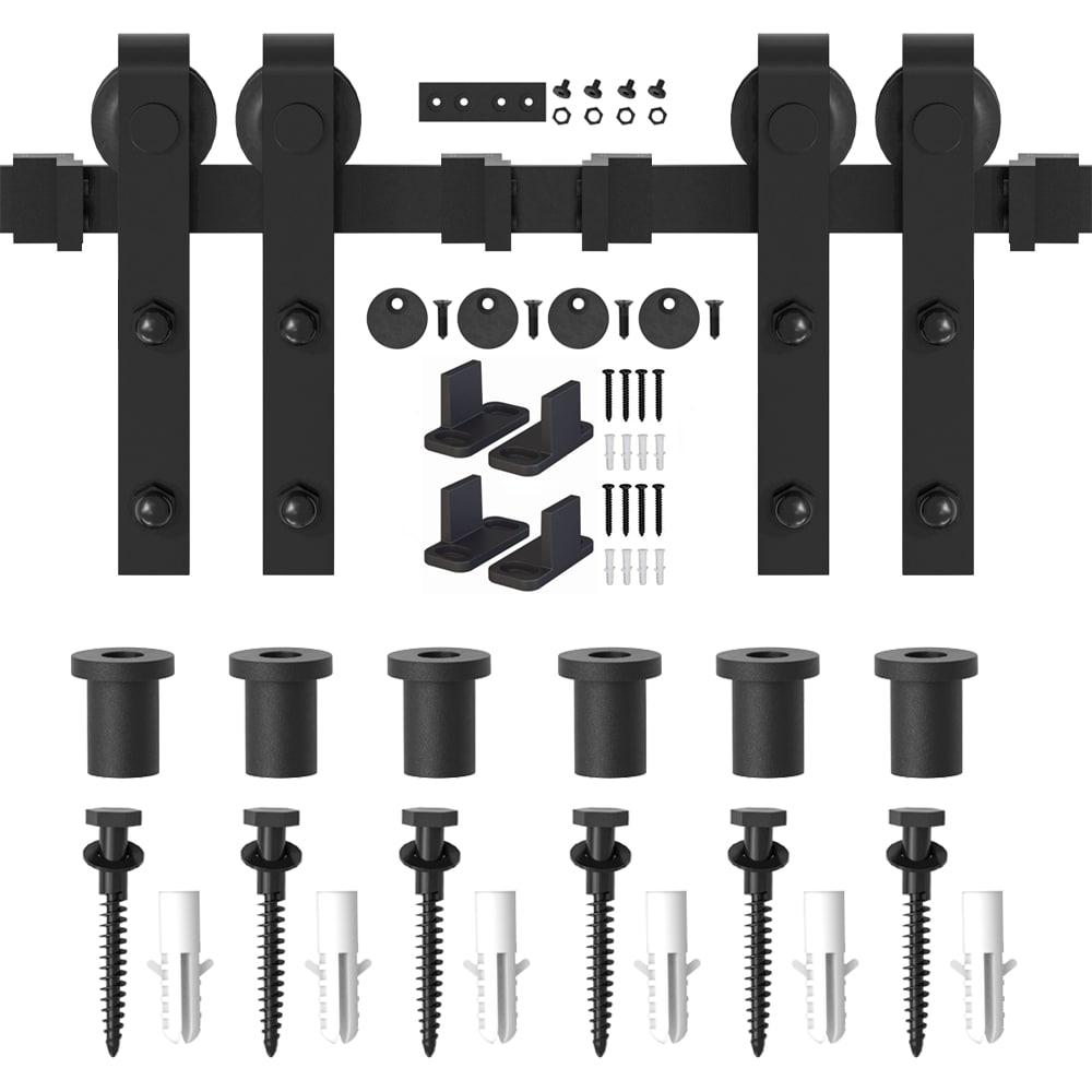 Lazio Sliding Standard Double Barn Door Hardware Kit