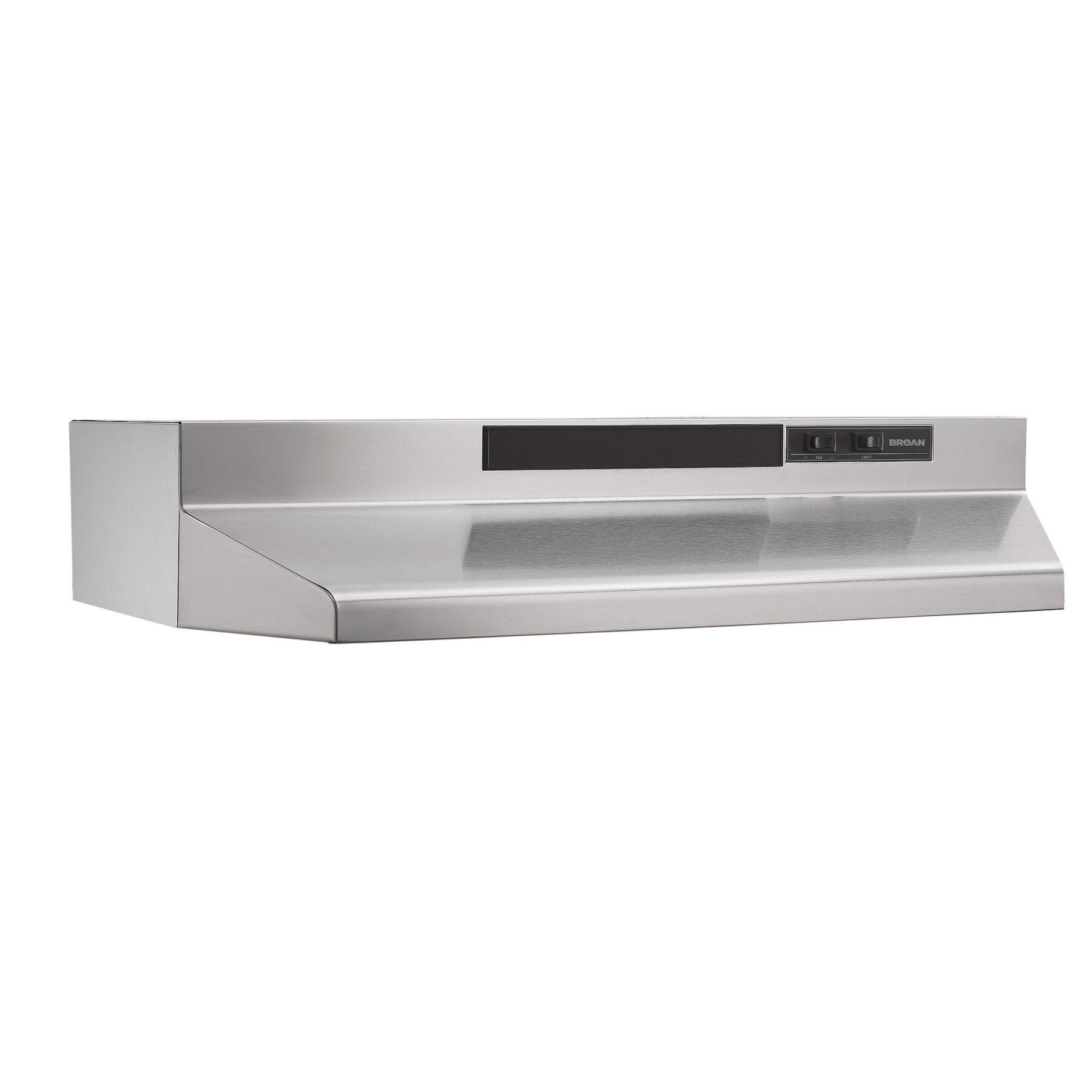 Broan NuTone Broan NuTone 30" Steel 160 CFM Convertible Under Cabinet Range Hood with Mesh Filter F403023
