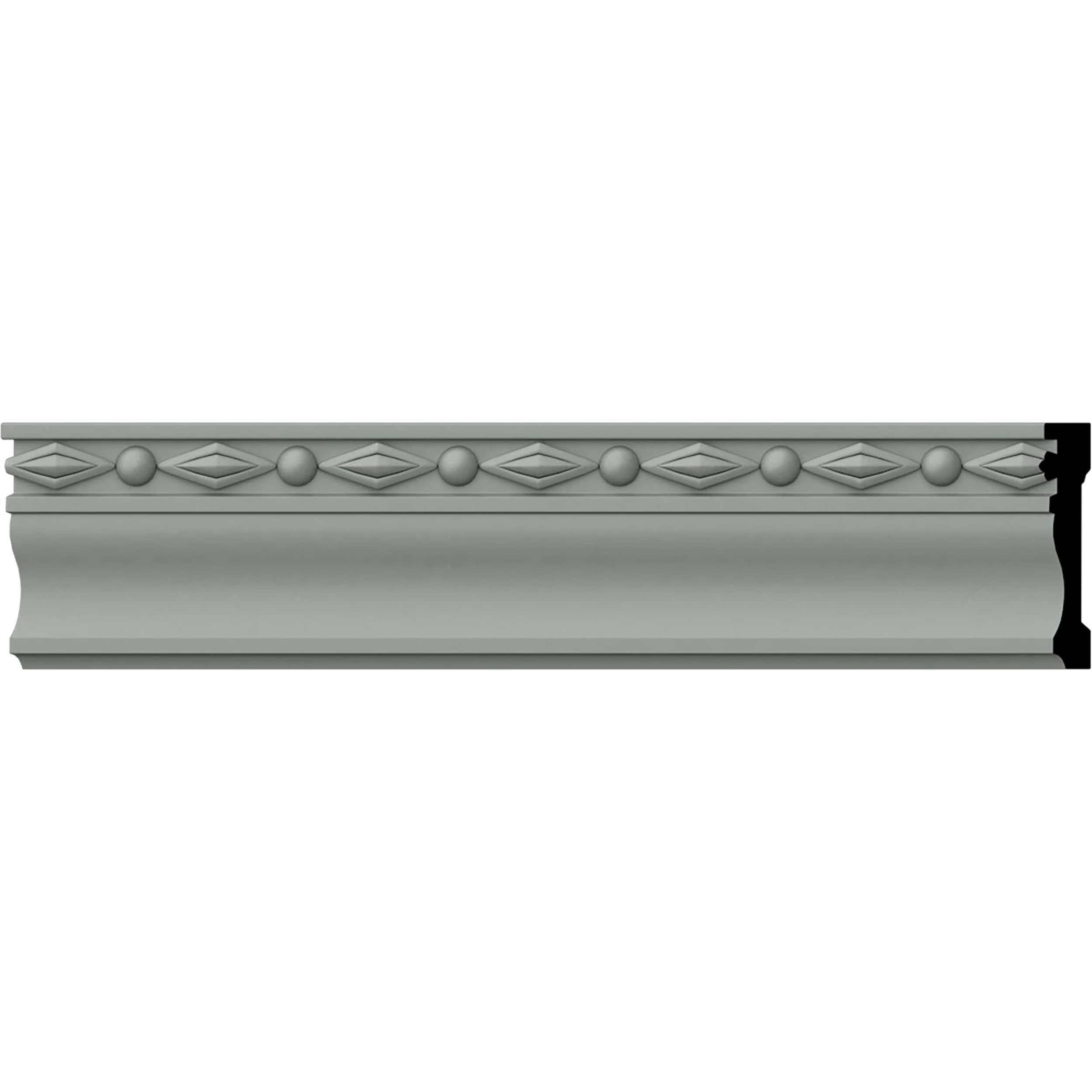2 1/4"H x 1/2"P x 94 1/2"L Federal Chair Rail (Set of 8)