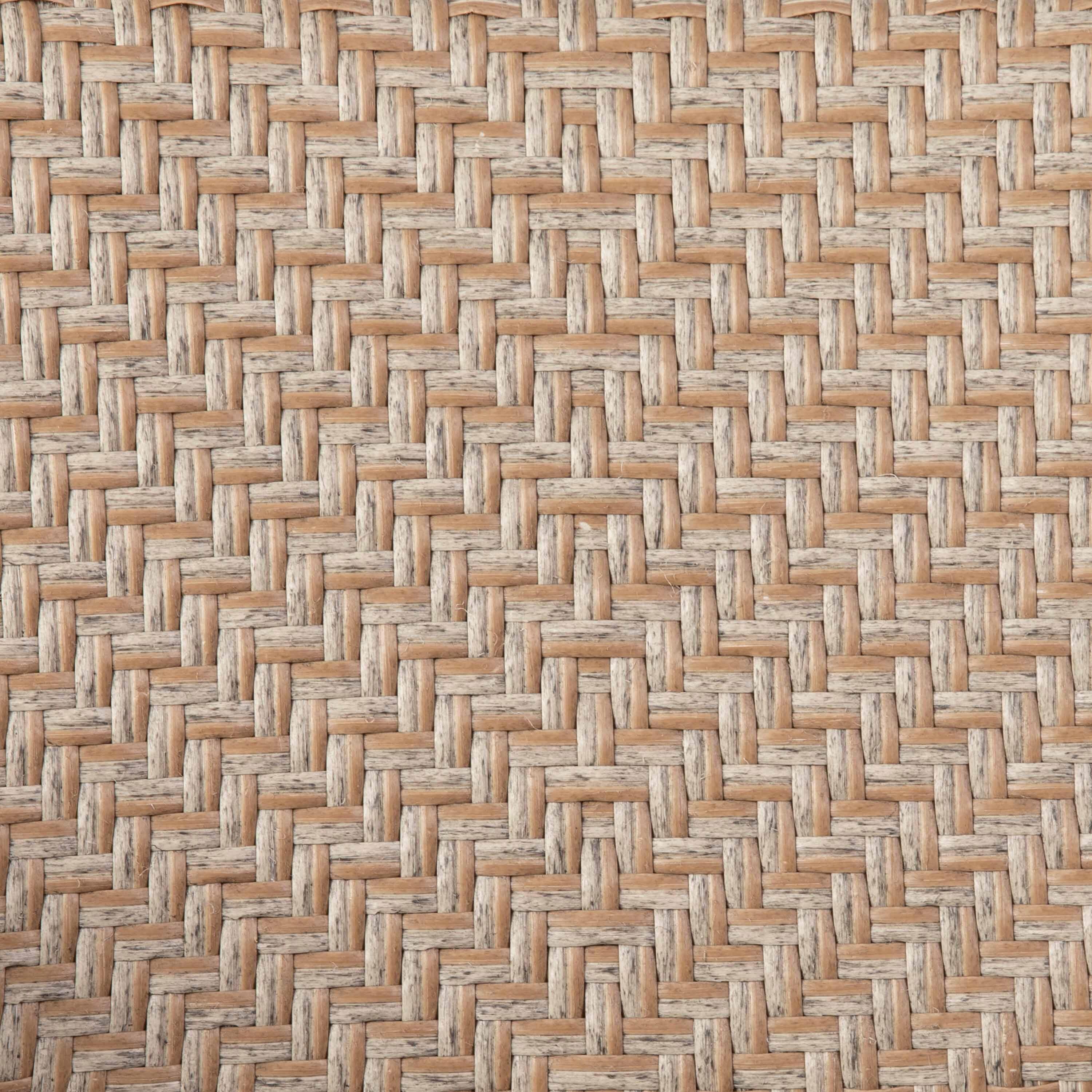 Flash Furniture Jace Commercial Grade Stacking Patio Chair, All Weather PE Rattan Wicker Patio Dining Chair in Natural