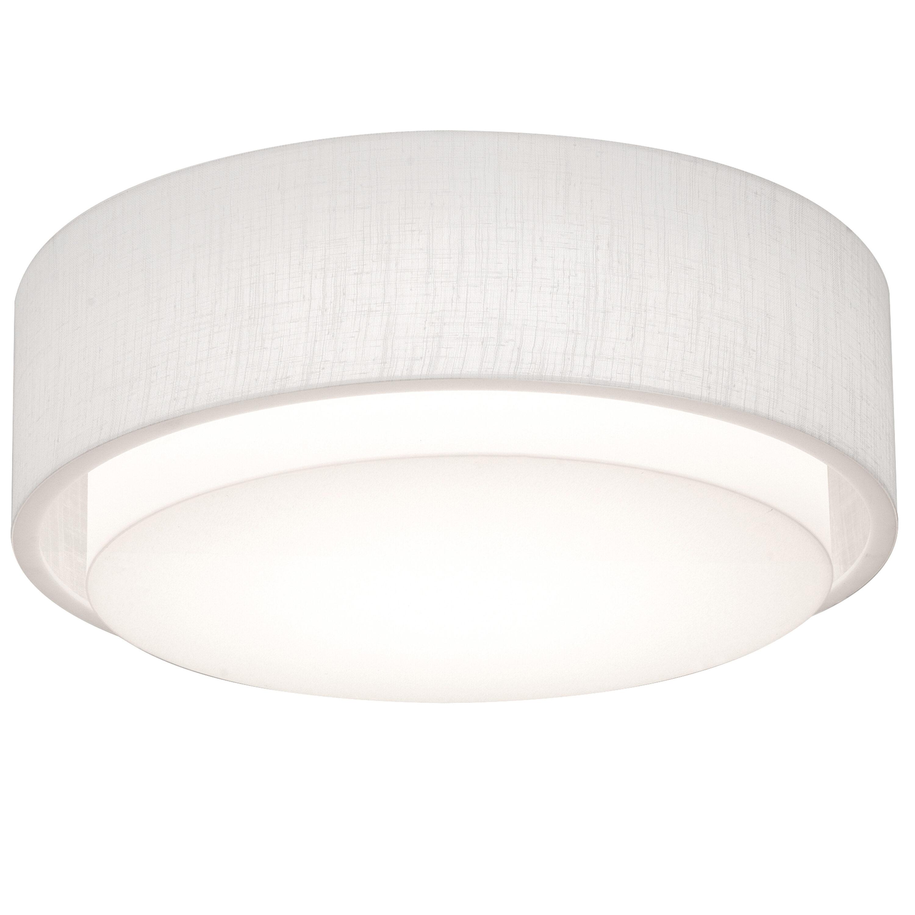 AFX Sanibel 2 - Light Flush Mount in  Linen White