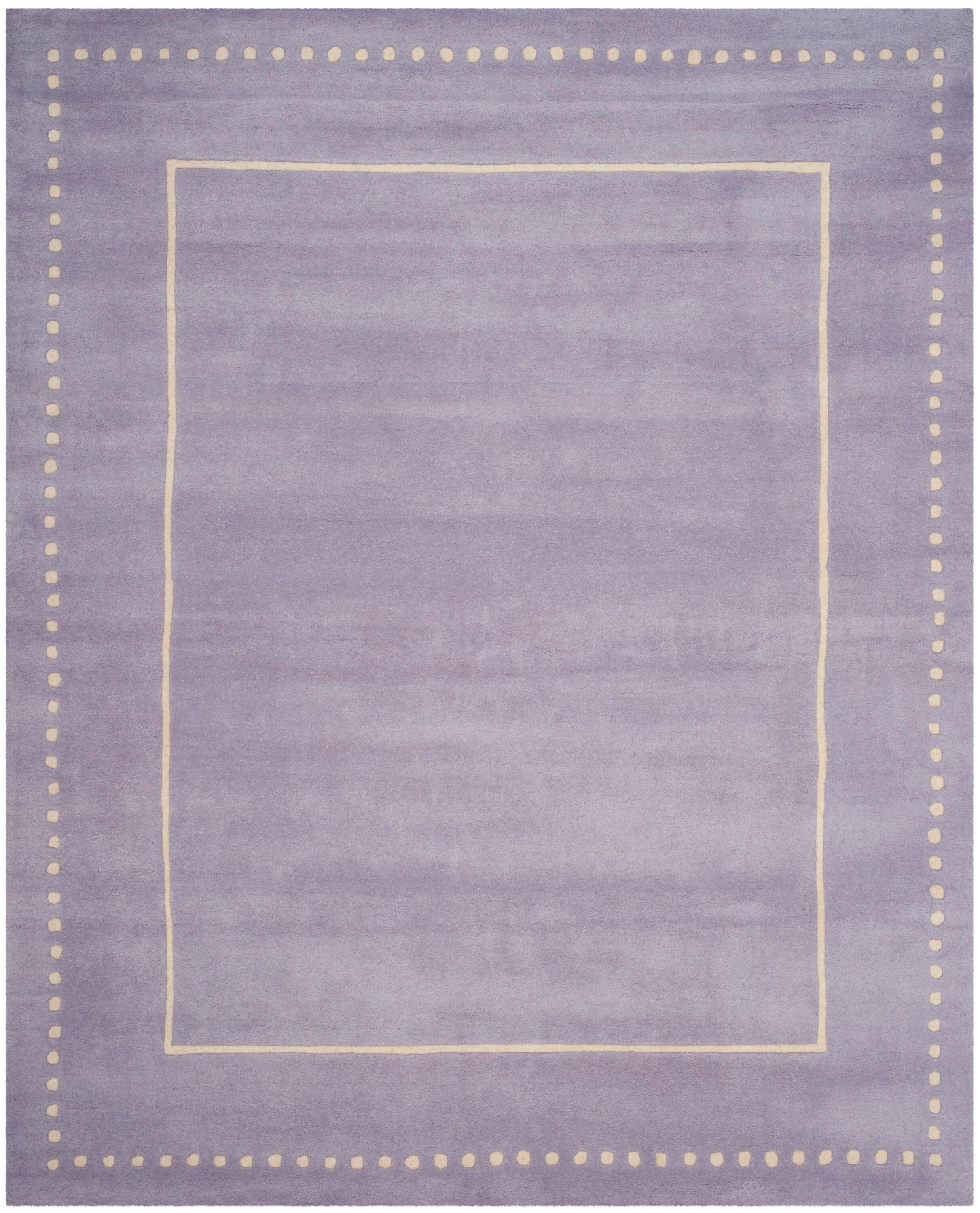 Bella BEL151 Hand Tufted Area Rug - Lavander/Ivory - 8'x10' - Safavieh.