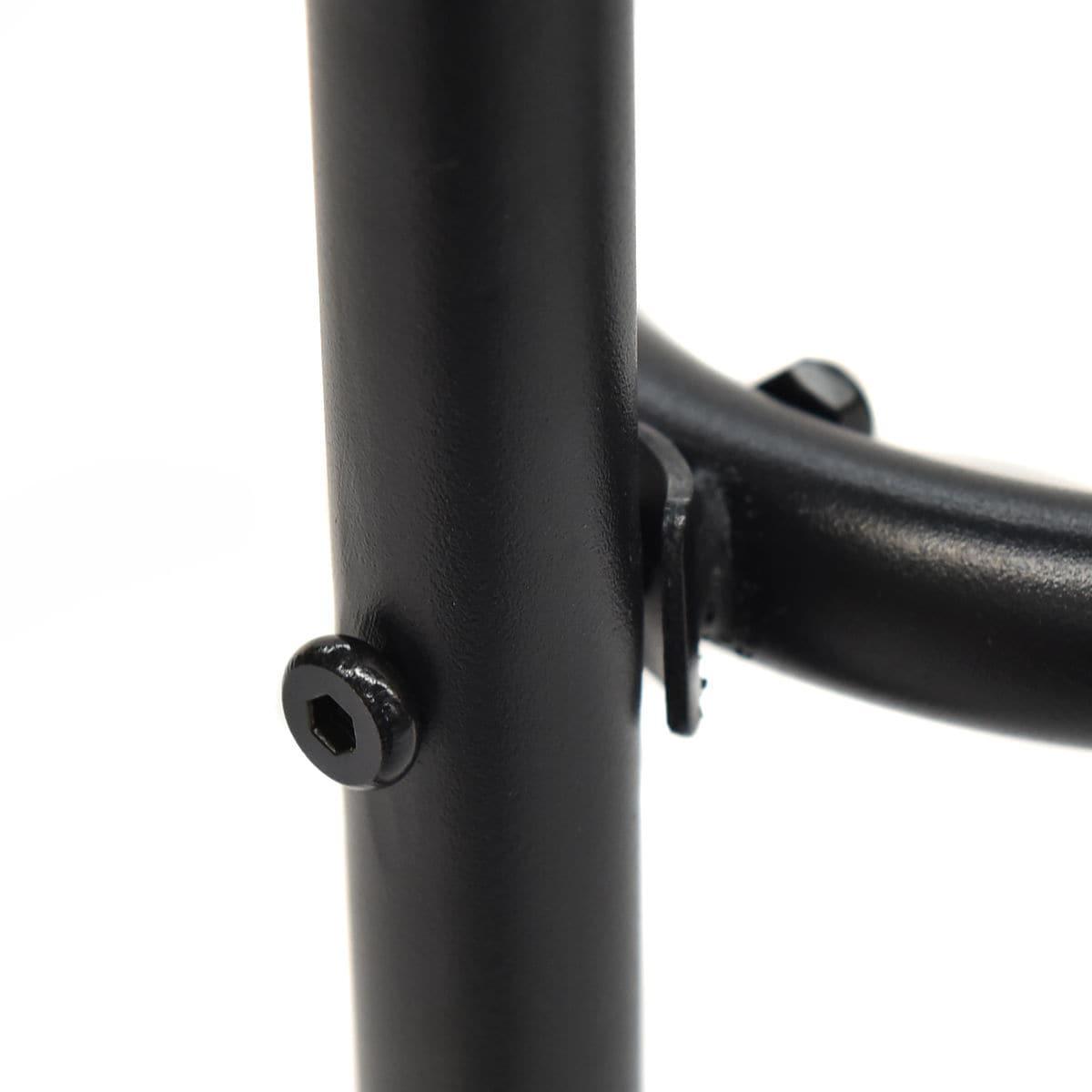 Lark Manor™ Aliyahna 32'' Patio Square Table Tempered Glass Steel Frame Outdoor Pool Yard Garden