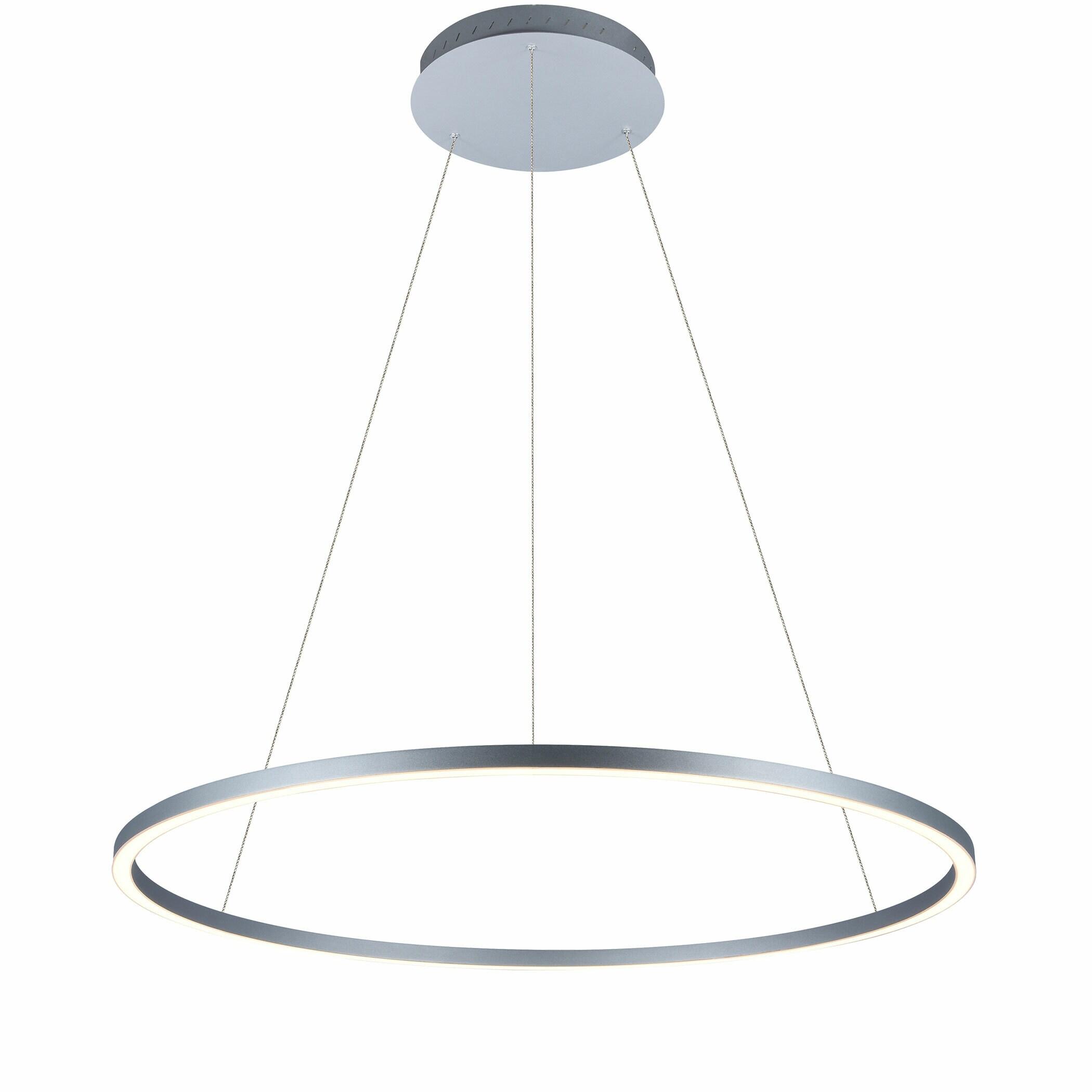 Tania Integrated LED Pendant ETL Certified Height Adjustable Circular Ring Chandelier