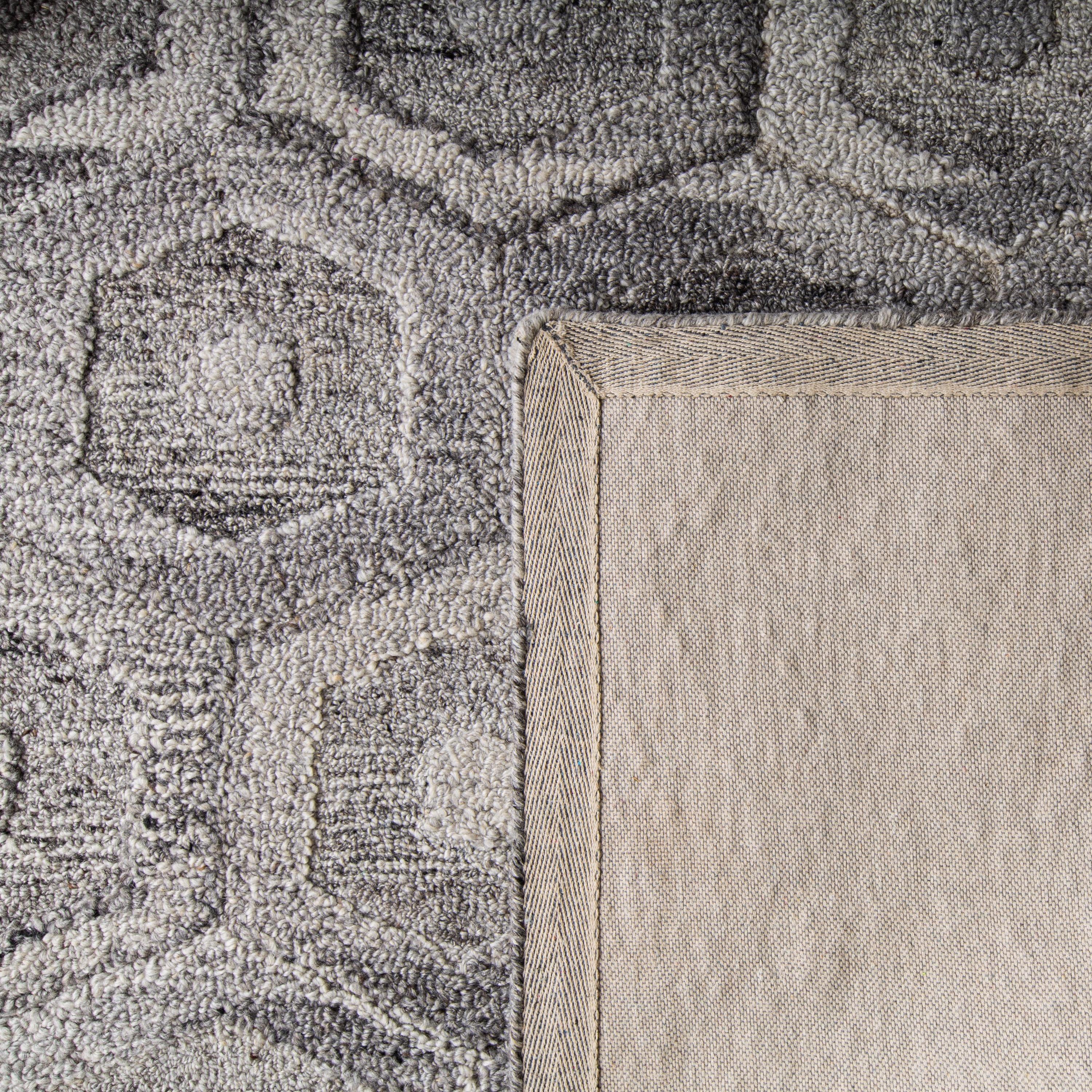 Abstract ABT632 Handmade Indoor Runner - Grey/Beige - 2'-3"x8' - Safavieh