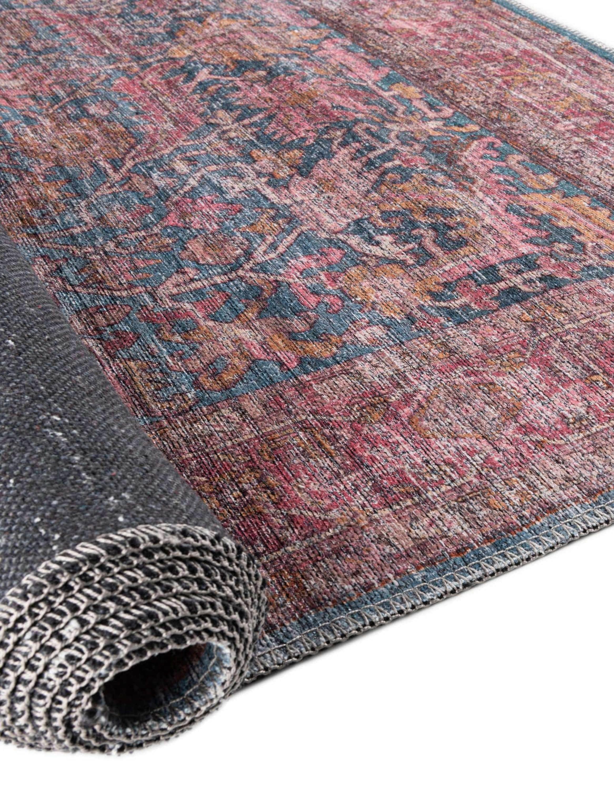 Unique Loom 10' 6 x 13' 0 Mangata Morgan Machine Washable Antique Blue Area Rug