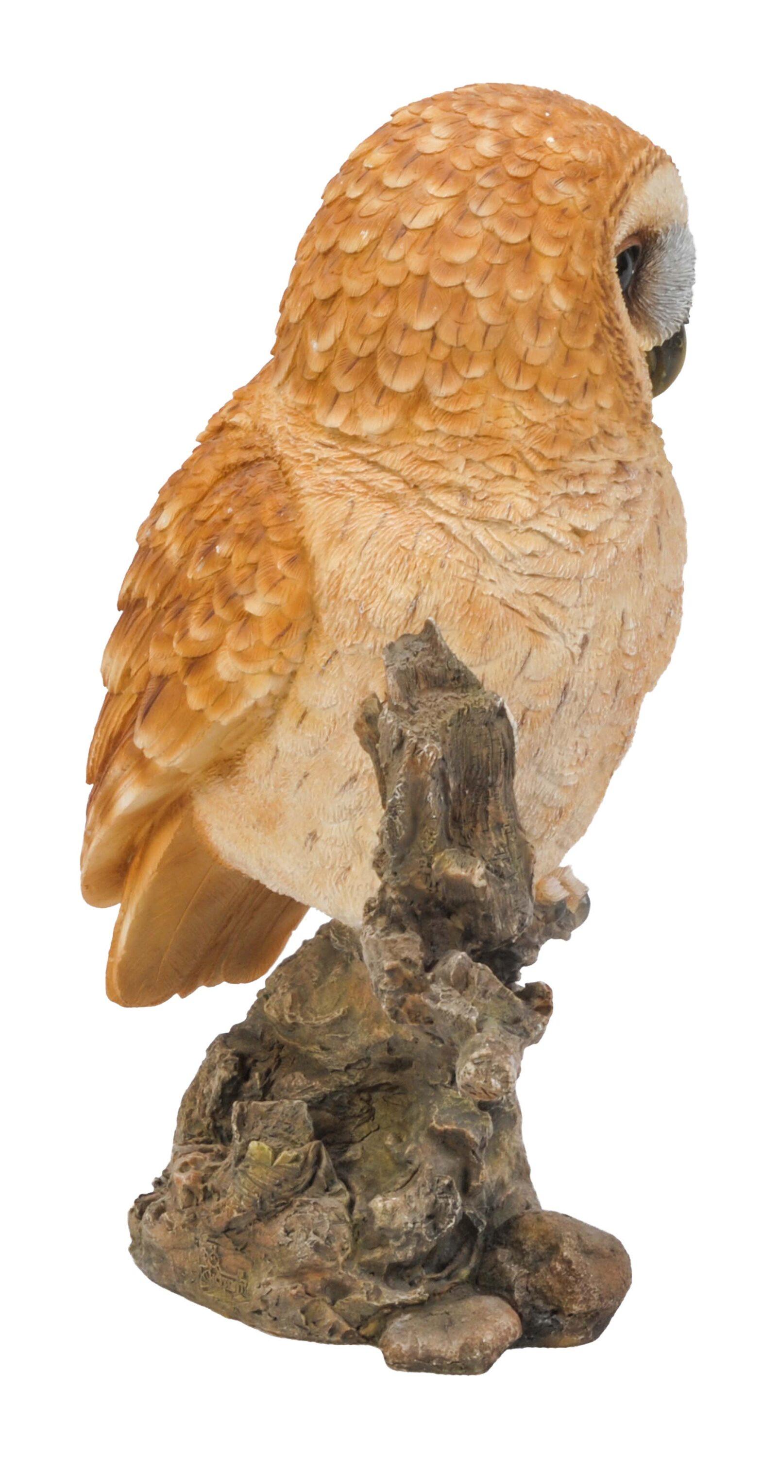 Tawny Owl on Stump Statue