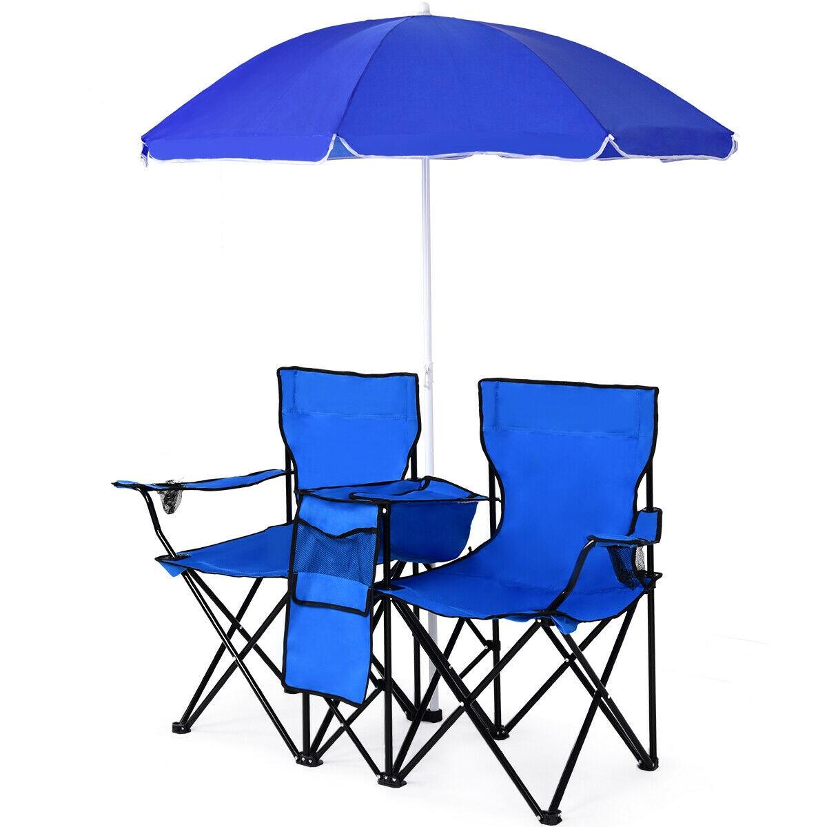 Arlmont & Co. Sayler Fabric Patio Folding Chair Folding Chair Set