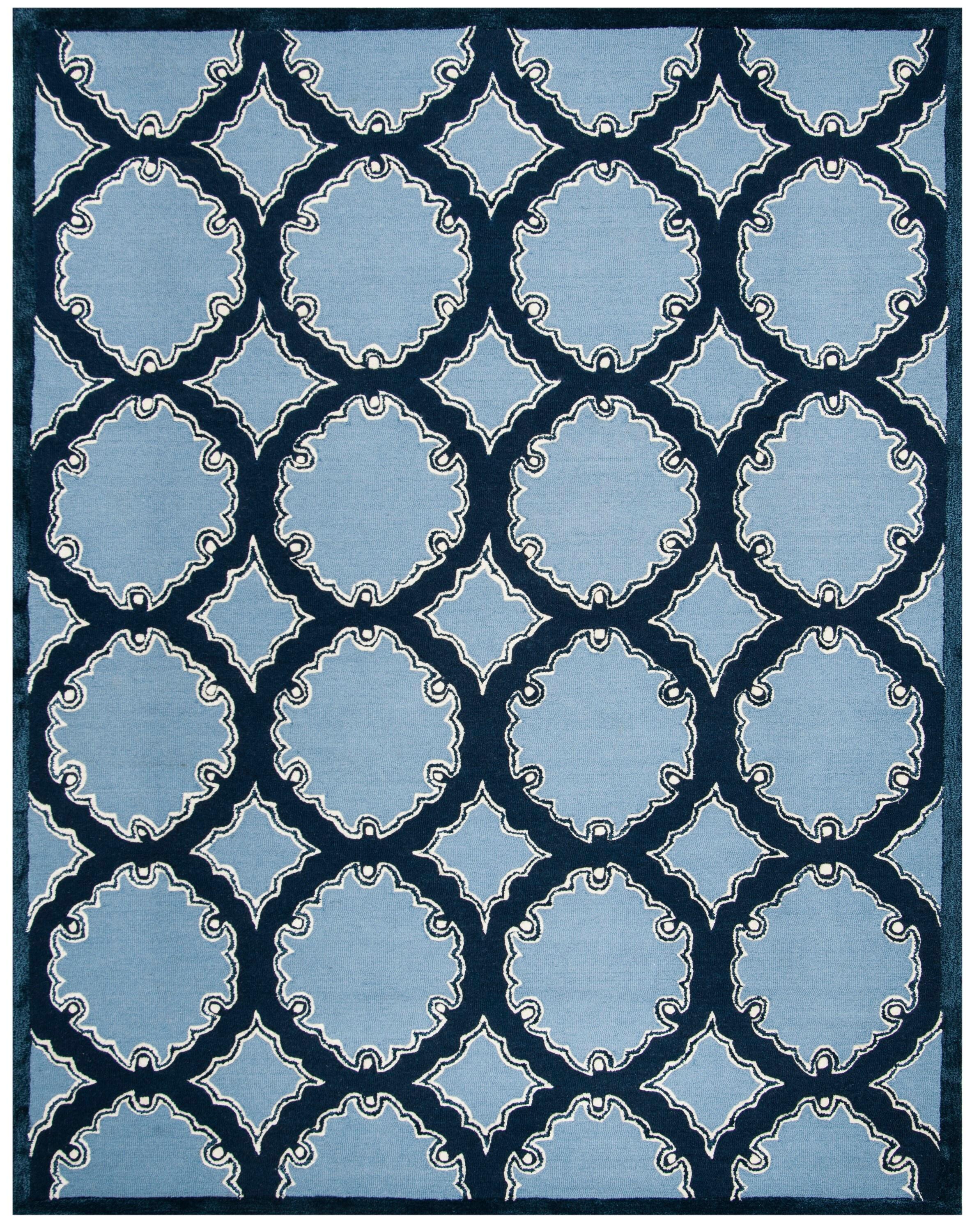 Bella Hand Tufted Wool Geometric Rug