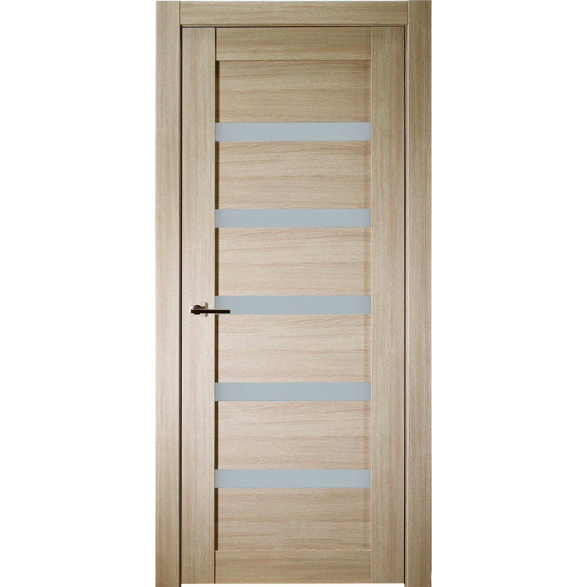 Belldinni Leora Paneled Manufactured Wood and Glass Standard Door Slab