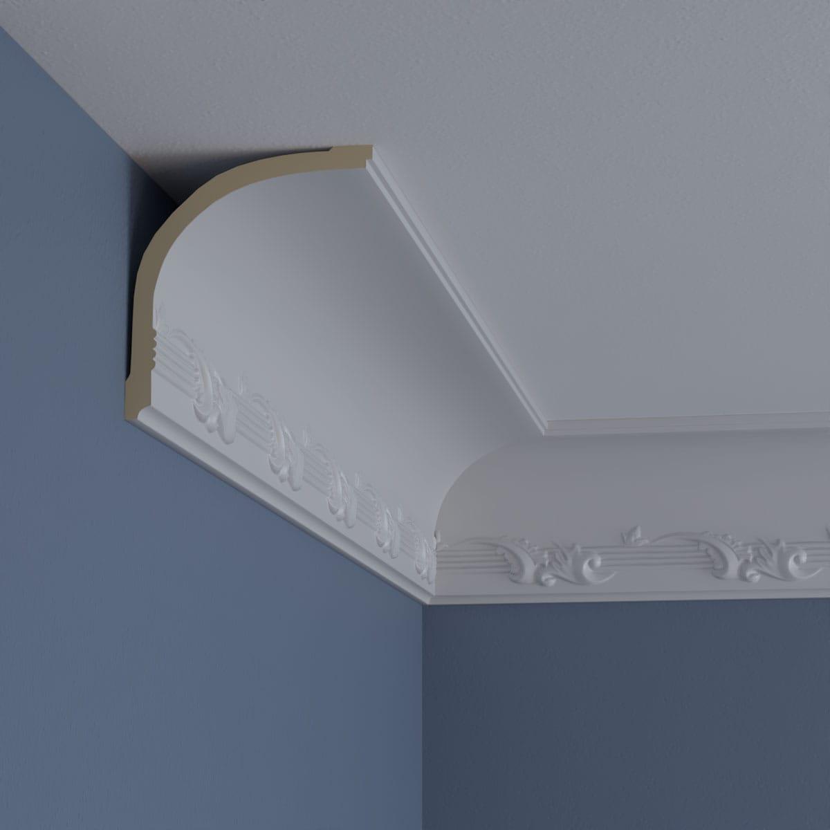 4 7/8"H x 4 1/2"P x 6 5/8"F x 94 1/2"L, (6 1/4" Repeat), Winston Cove Crown Moulding