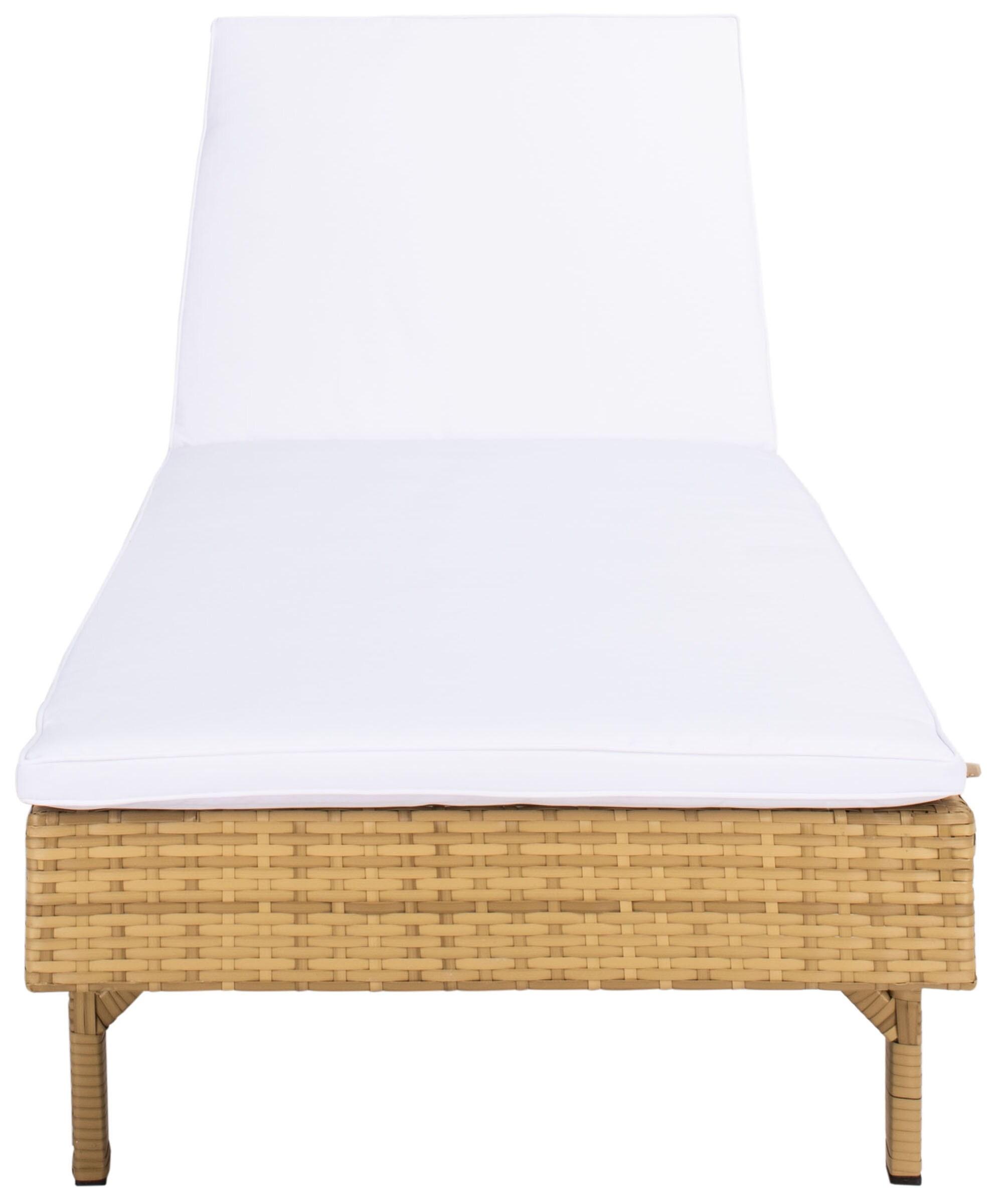 Cam Sunlounger - Natural/White - Safavieh.