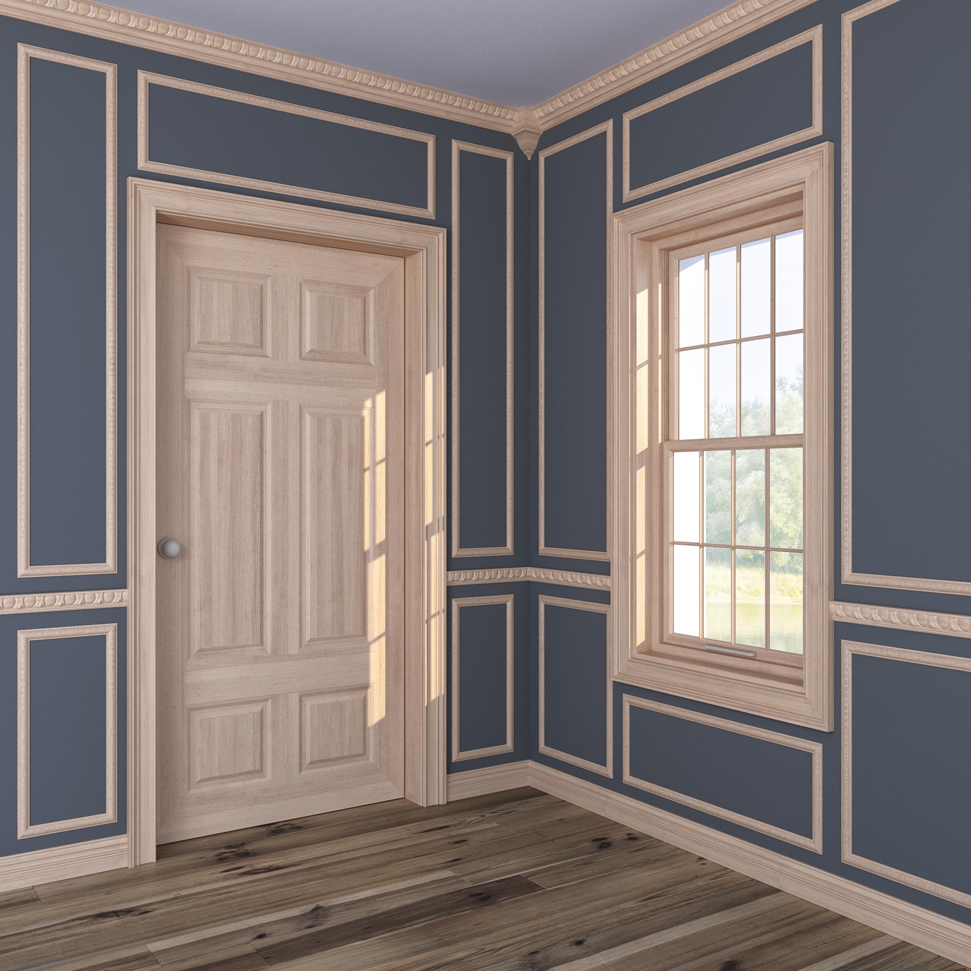 Ornamental Mouldings 96'' H x 4'' W x 0.5'' D Wood Crown