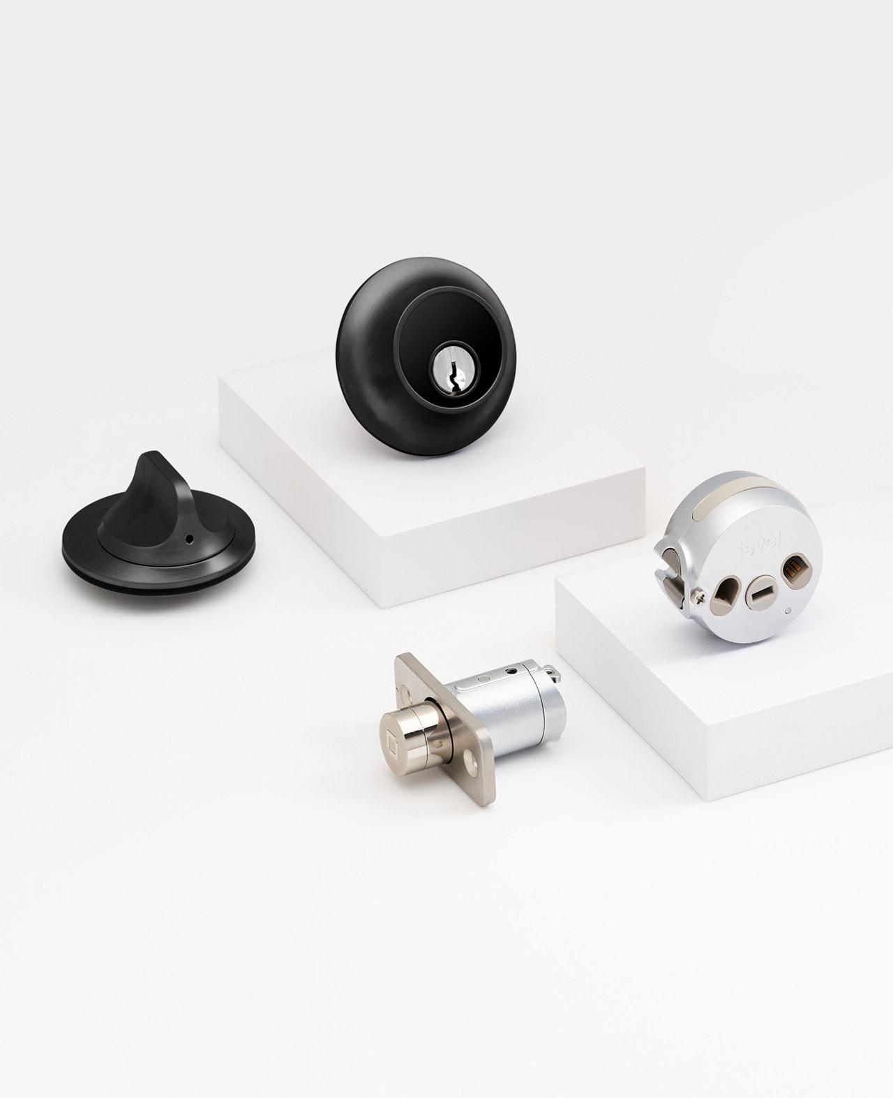 Level Lock Smart Lock, Keyless Entry, Smartphone Access, Bluetooth Enabled, Works with Apple HomeKit - Matte Black