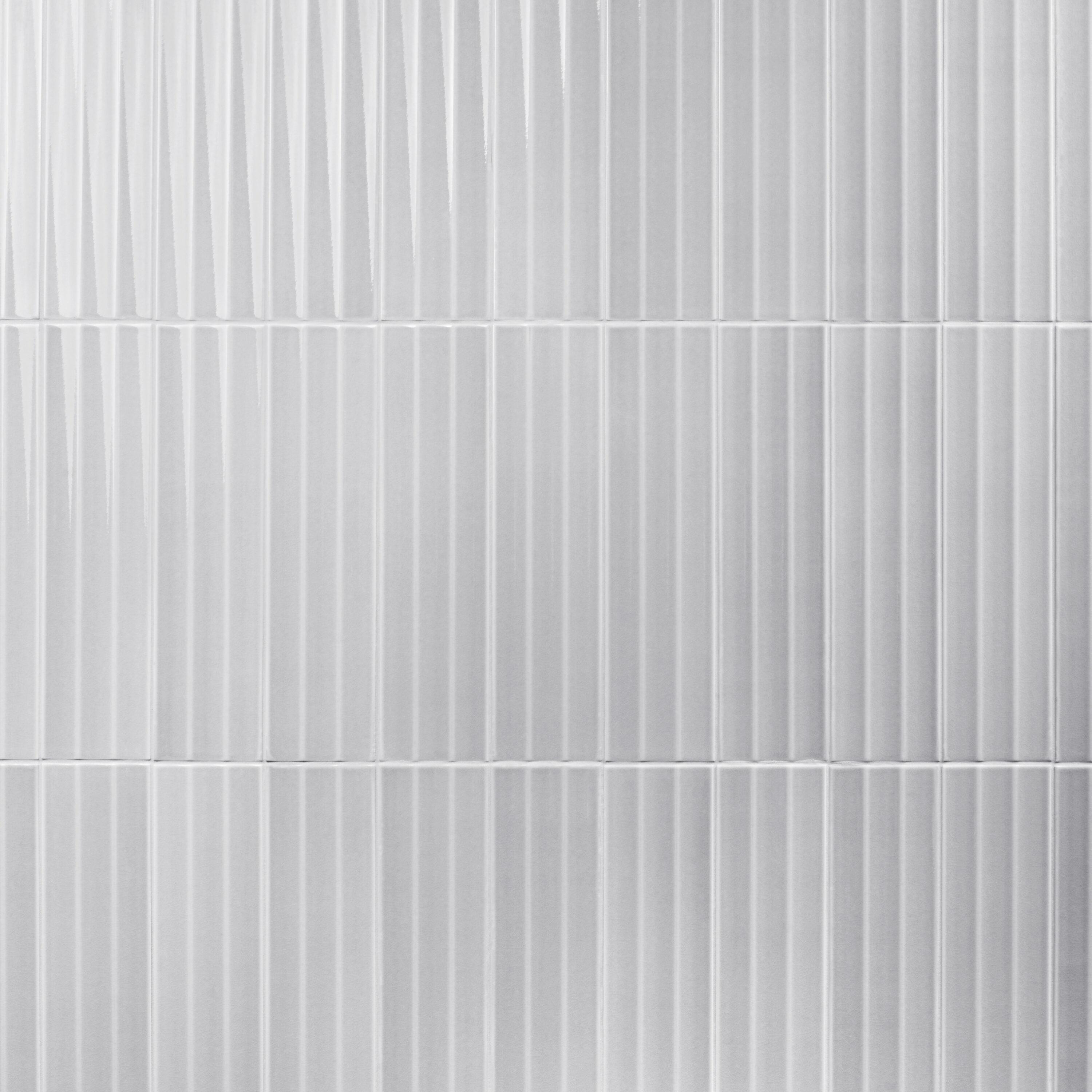 Radiant Fluted 4.43'' W x 17.62'' L Crackled Ceramic Subway Wall Tile (9.26 Sq. Ft. / Case)