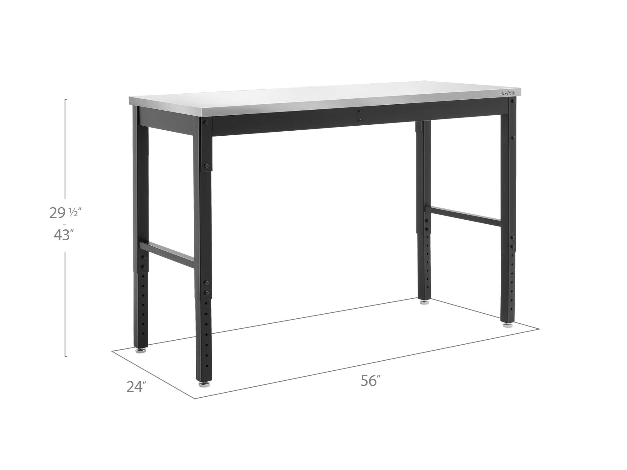 NewAge Products Pro Series Adjustable Height Steel Workbench