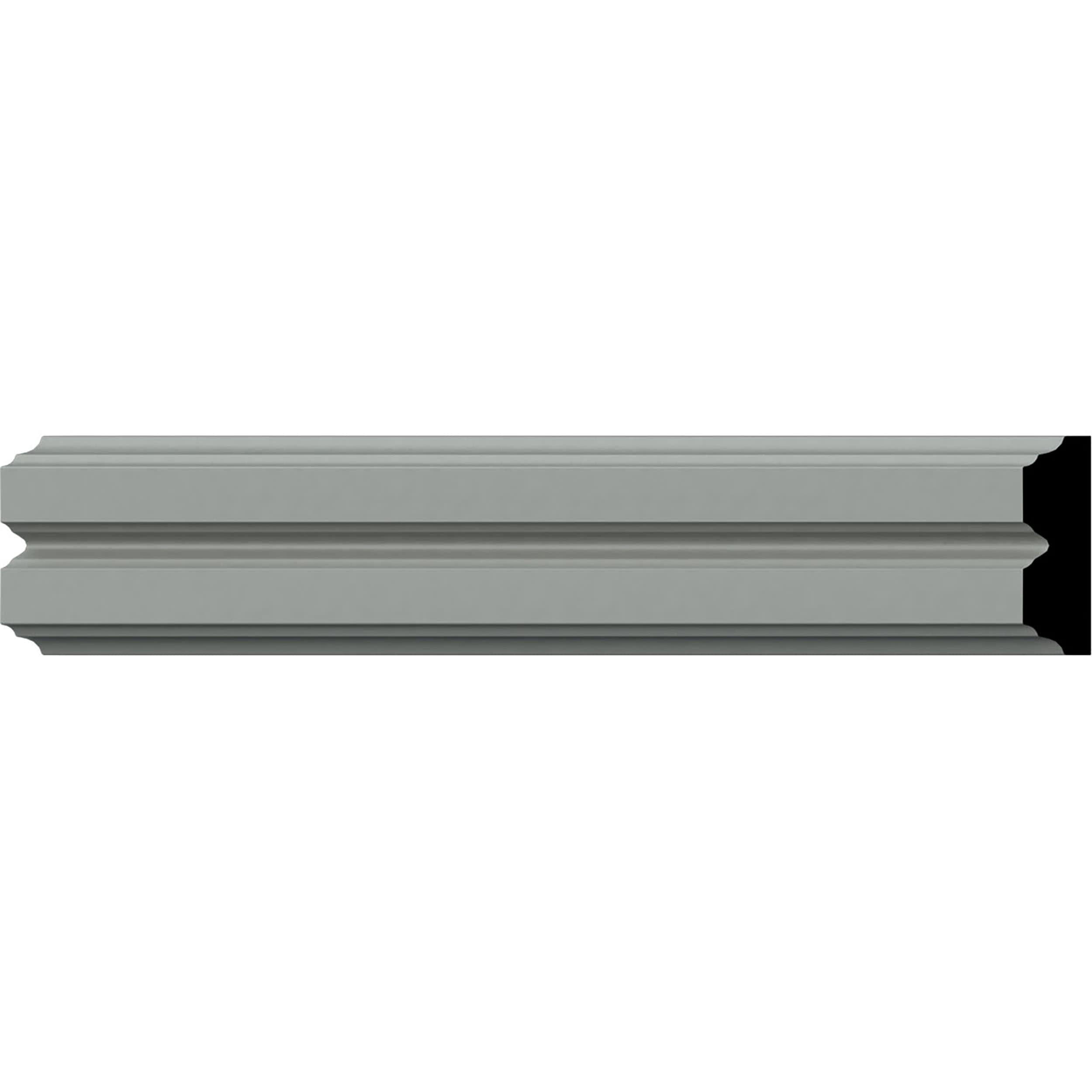 Ekena Millwork 2"H x 5/8"P x 94 1/2"L Hillsborough Chair Rail (Set of 8)