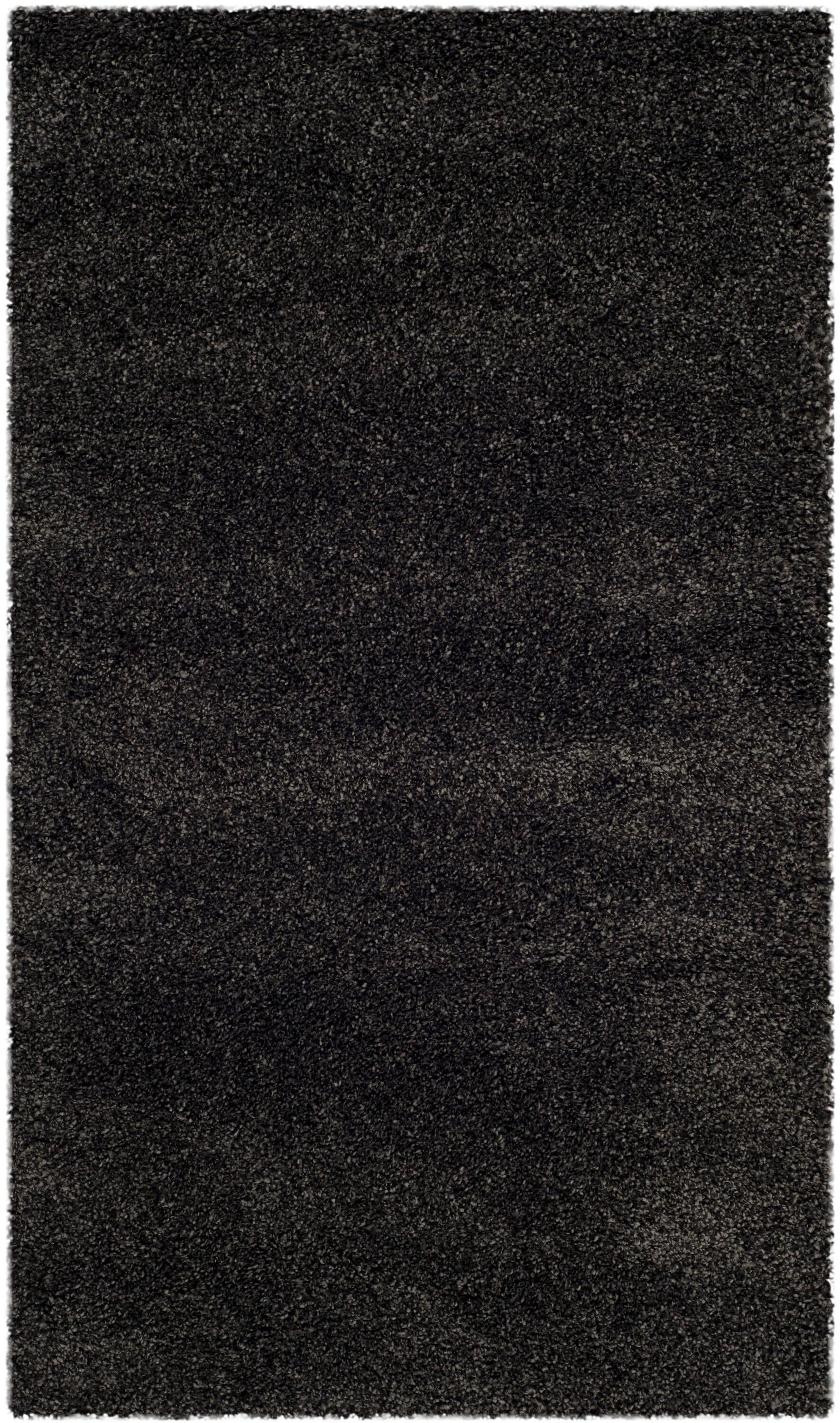 Milan Shag SG180 Power Loomed Indoor Area Rug - Dark Grey - 5'1"x8' - Safavieh