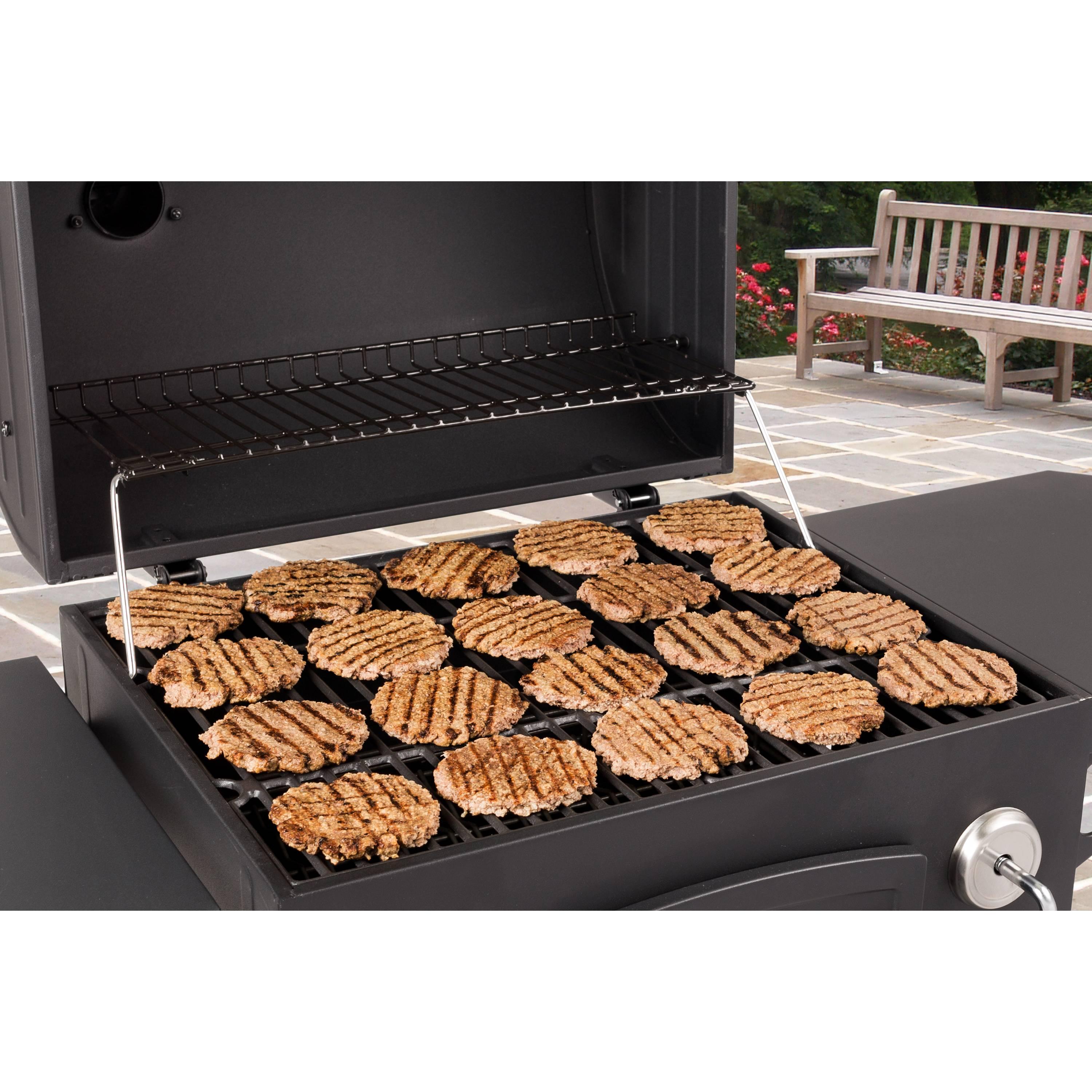 Dyna-Glo 50" Barrel Charcoal Grill with Side Shelves