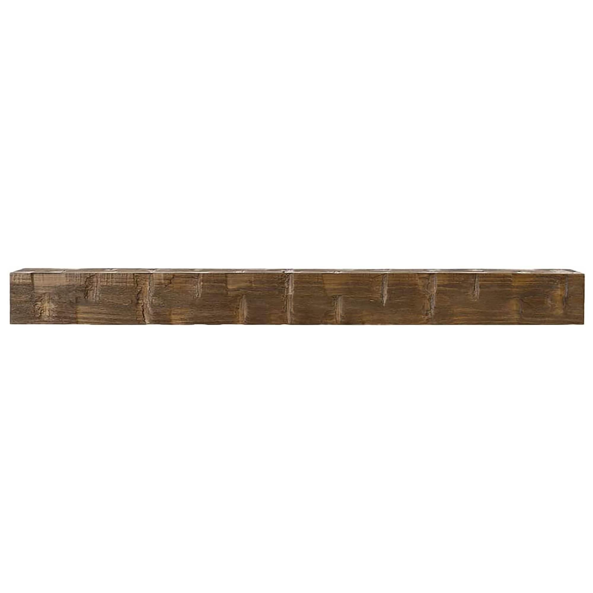 Mantel Directs Country Living Wood Fireplace Mantel Shelf - Bodie Rustic Hand Distressed Pine With Worn, Reclaimed Log Look; For Fireplaces, Hearths & Décor