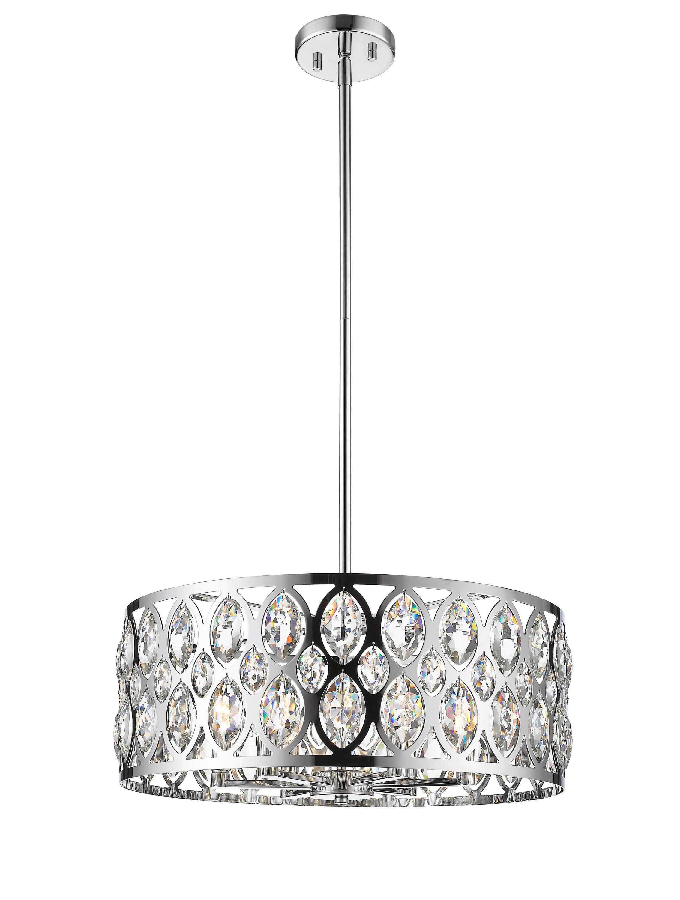 Z-Lite Dealey 6 - Light Chandelier in  Chrome