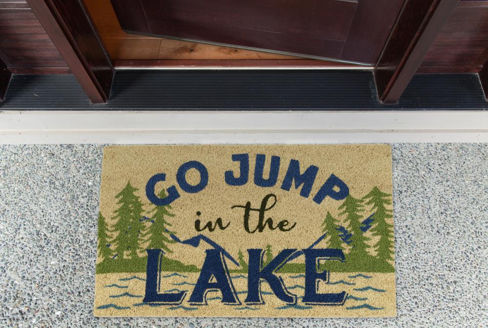 Design Imports  Jump In The Lake Doormat