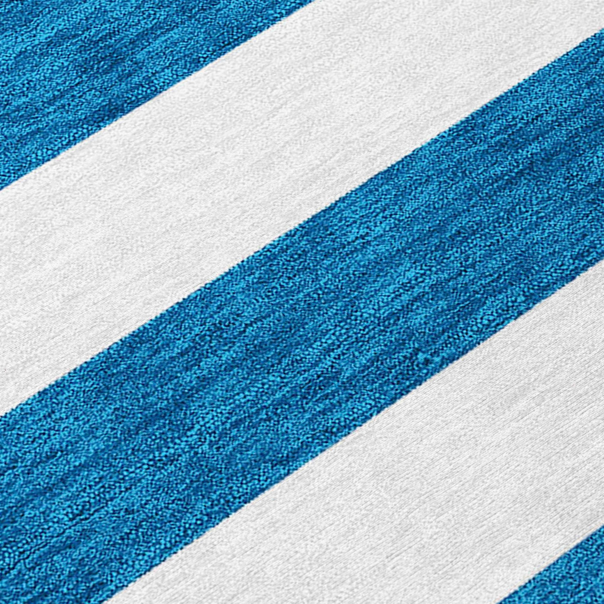 Montauk MTK712 Hand Woven Indoor Area Rug - Blue/Ivory - 8'x10' - Safavieh
